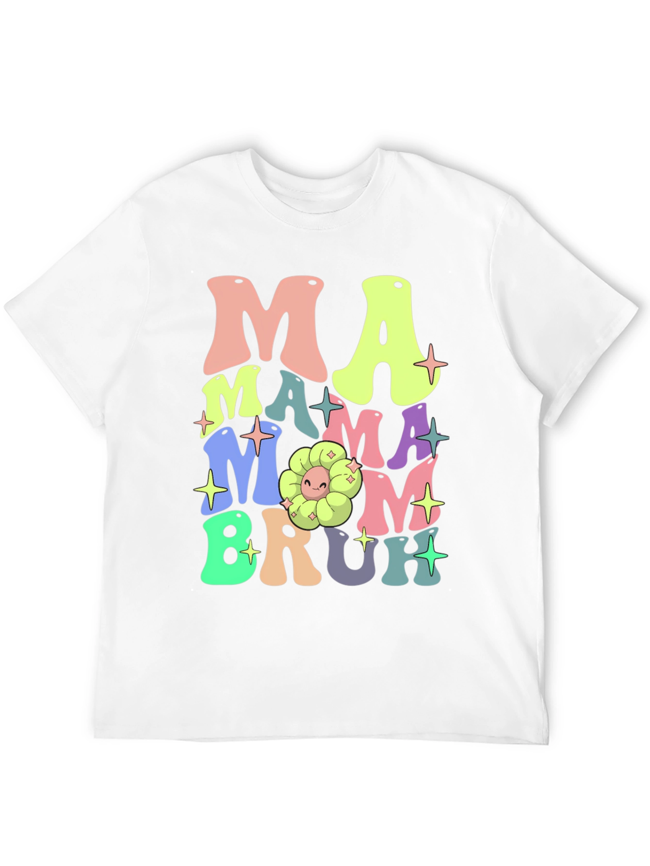Mama Mom Bruh Funny Graphic T-Shirt