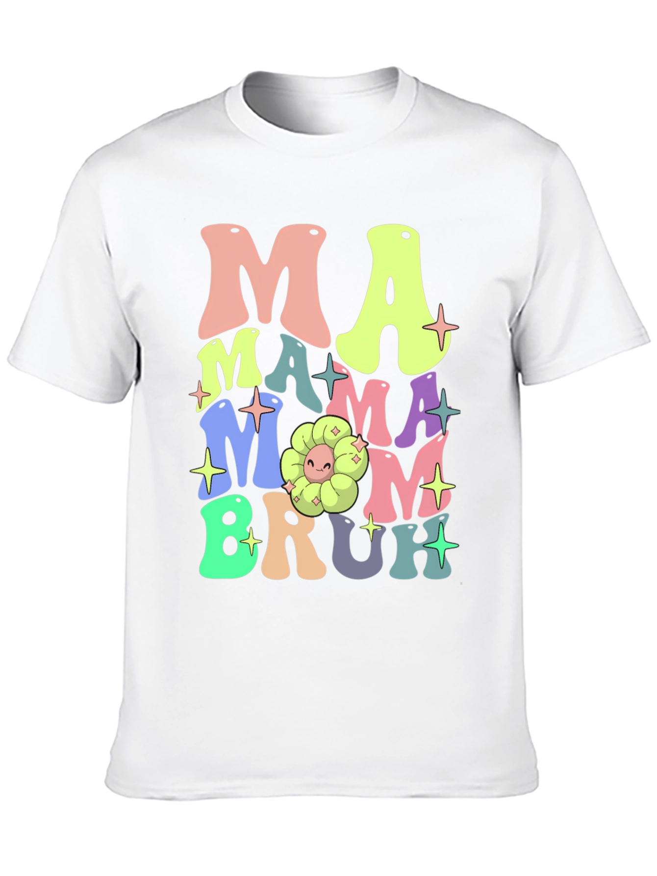 Mama Mom Bruh Funny Graphic T-Shirt
