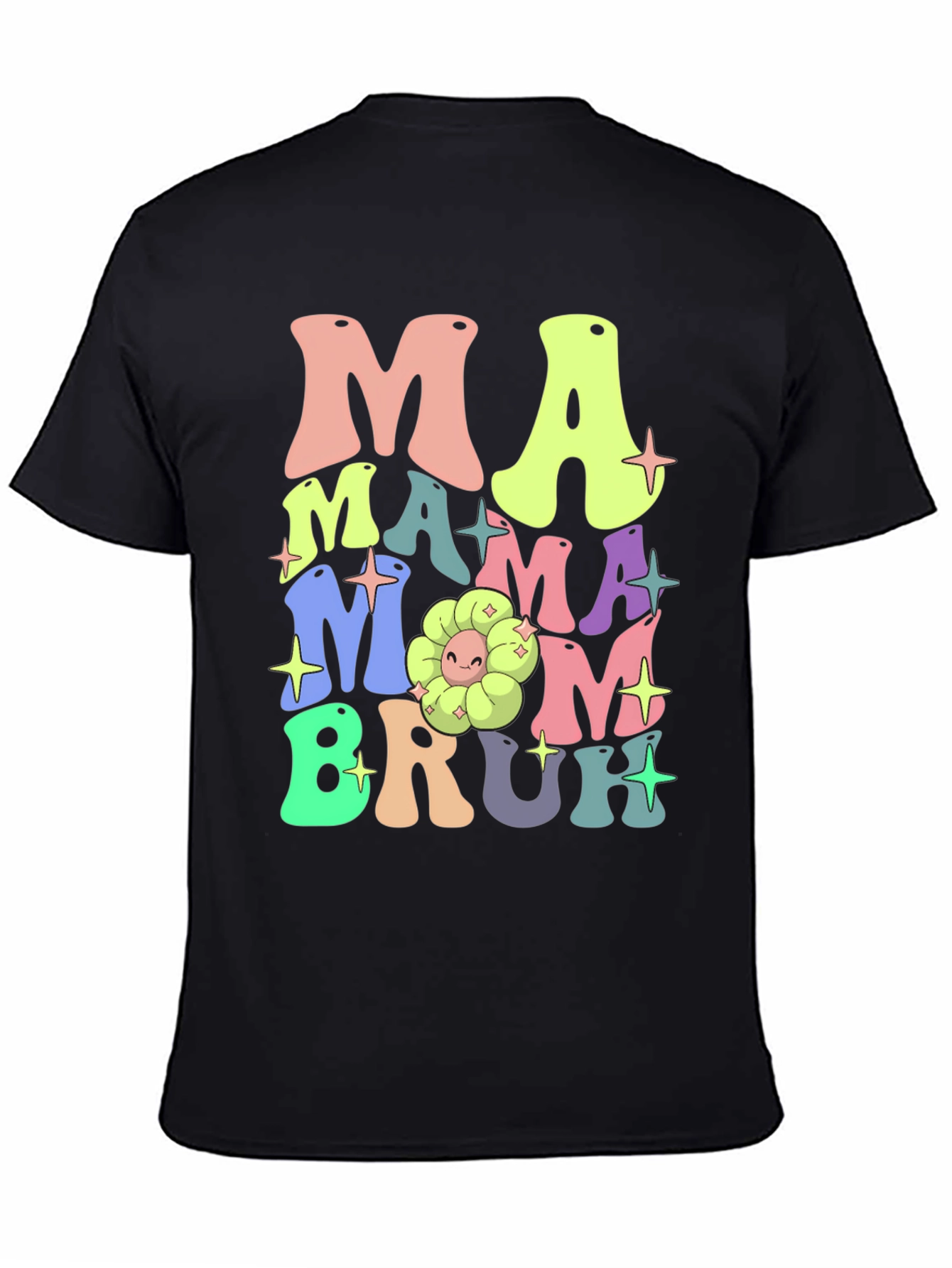 Mama Mom Bruh Funny Graphic T-Shirt