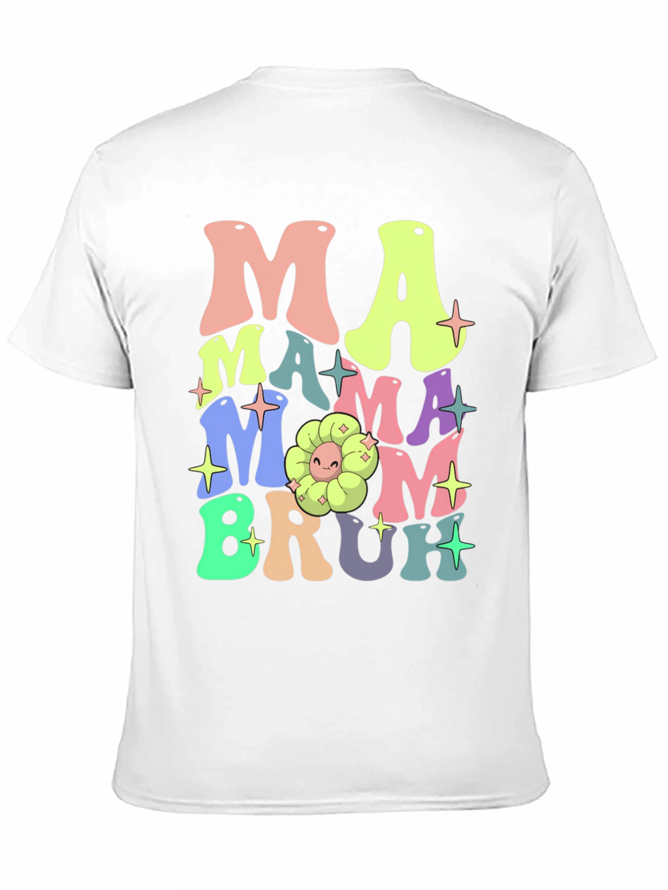 Mama Mom Bruh Funny Graphic T-Shirt