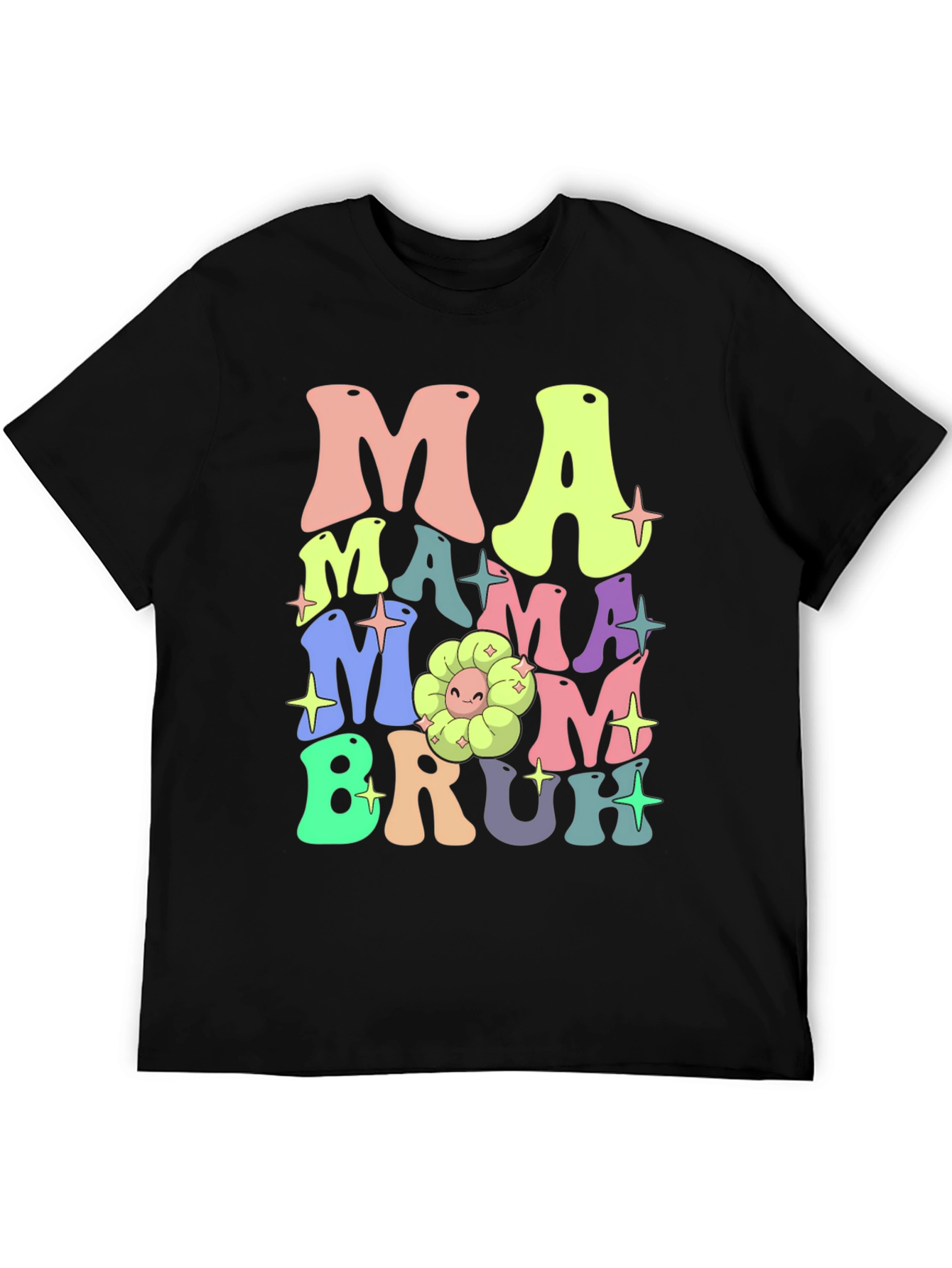 Mama Mom Bruh Funny Graphic T-Shirt