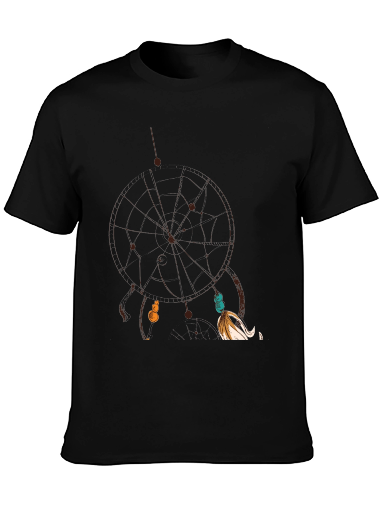Dream Catcher Graphic Black T-Shirt