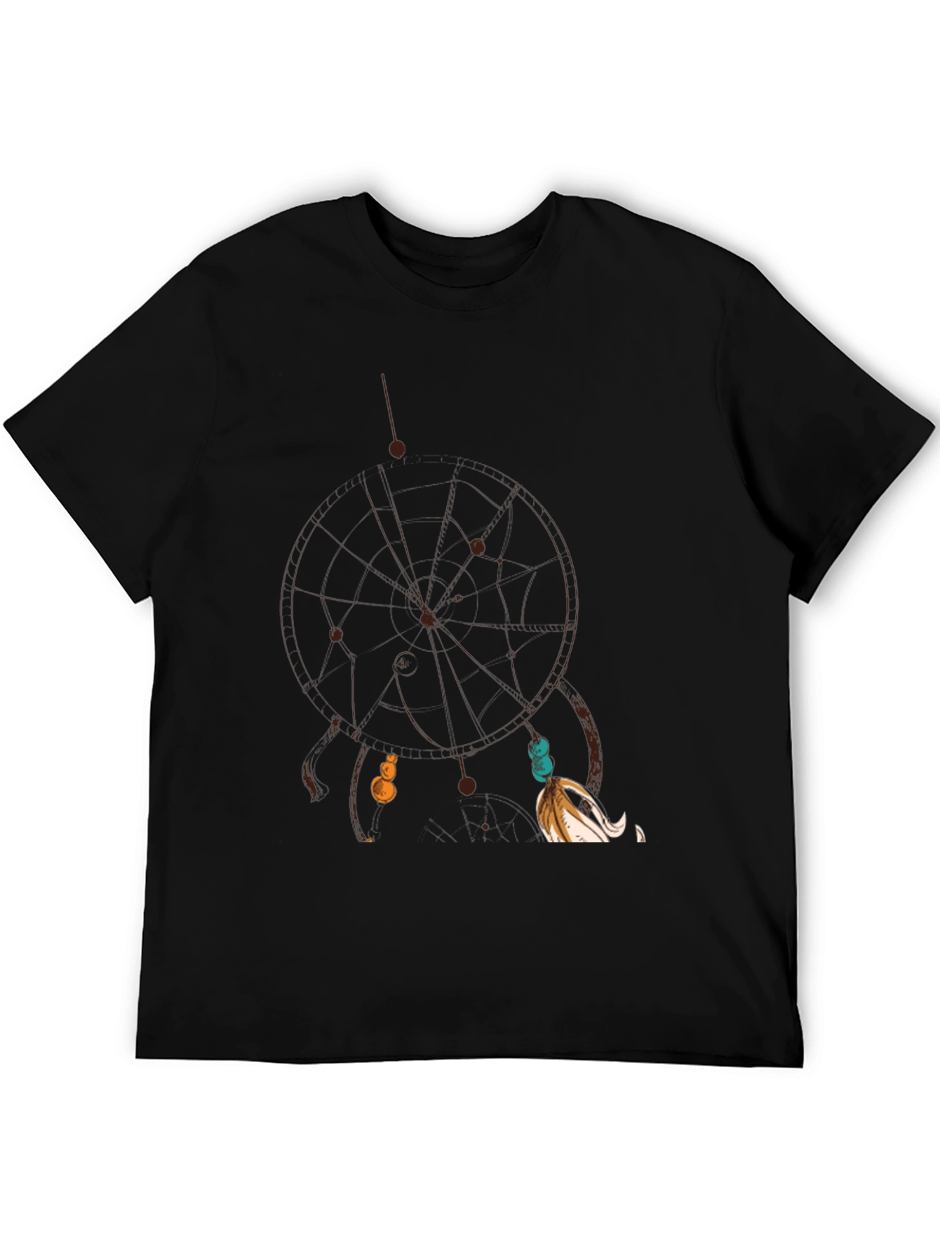 Dream Catcher Graphic Black T-Shirt