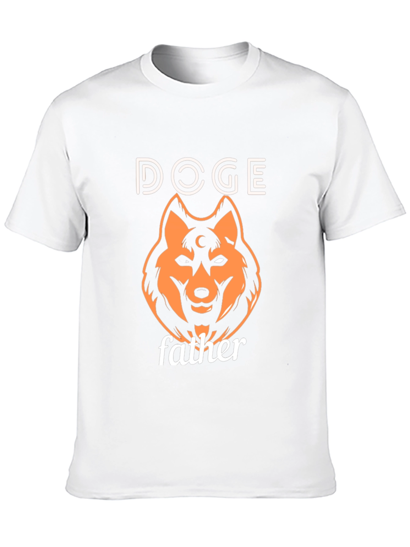 Doge Father Black T-Shirt - Novelty Meme Tee