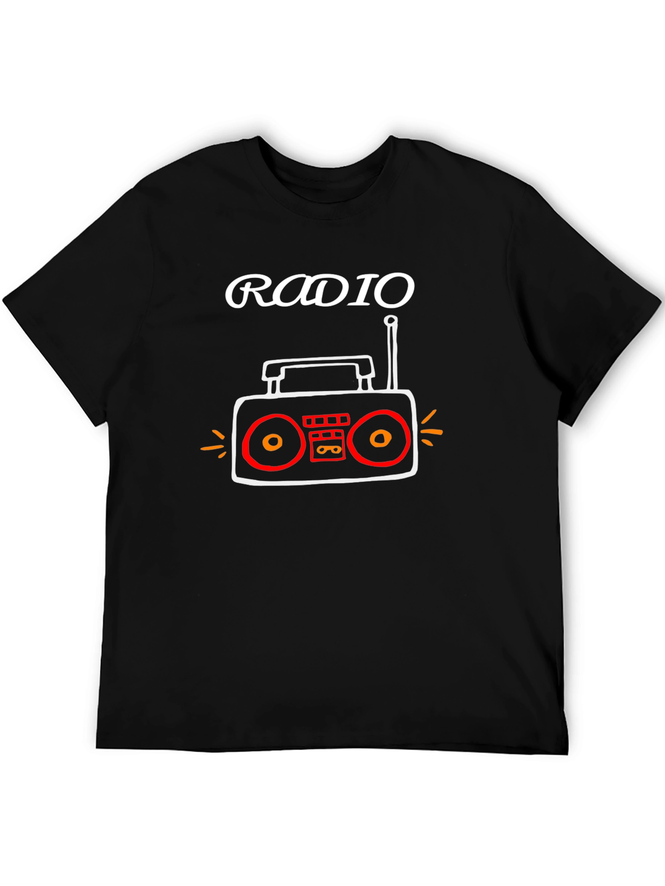 Retro Radio Graphic Tee - Cool & Unique Design