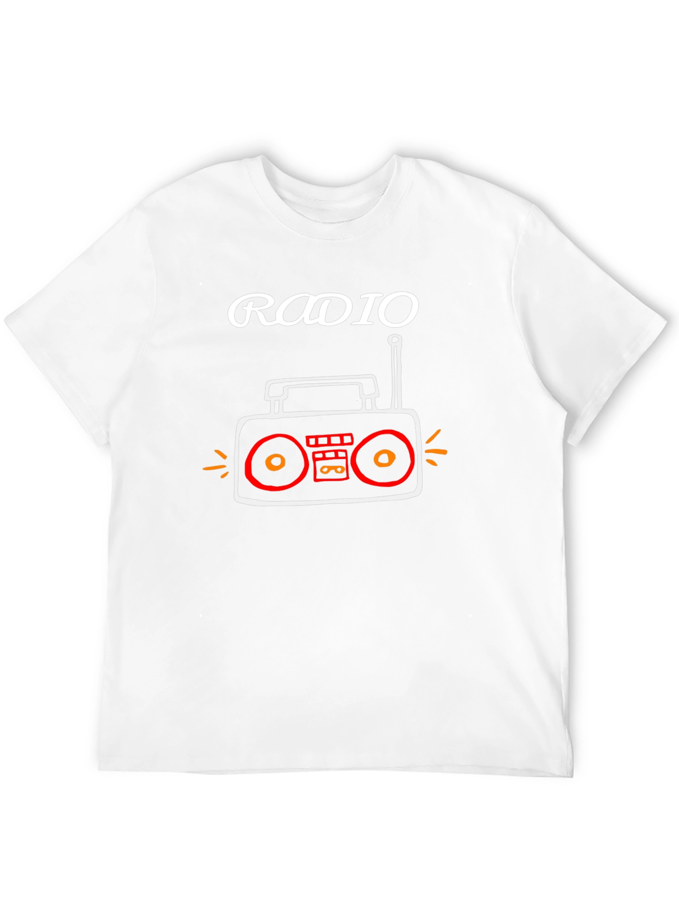 Retro Radio Graphic Tee - Cool & Unique Design