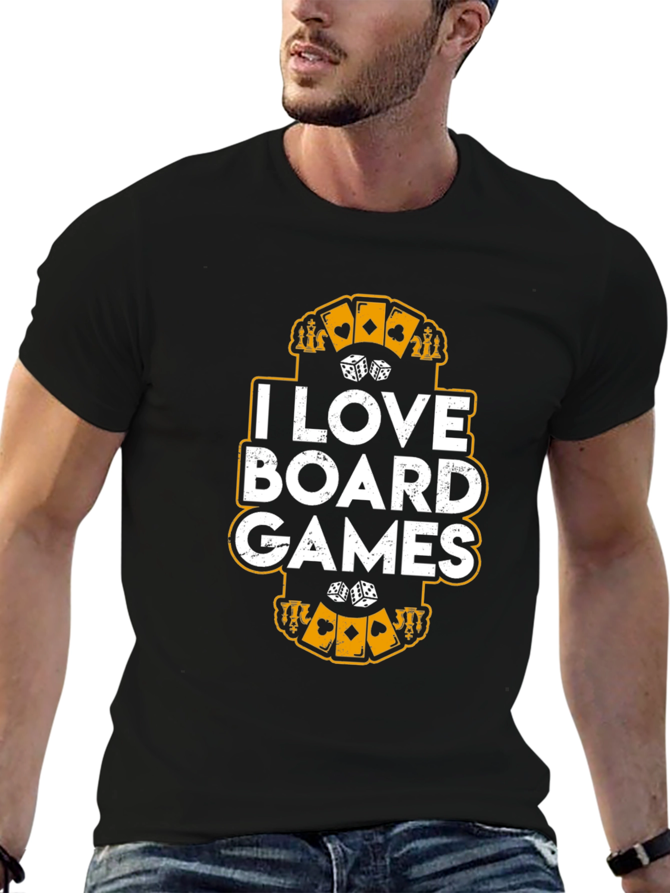 I Love Board Games T-Shirt - Unisex Graphic Tee