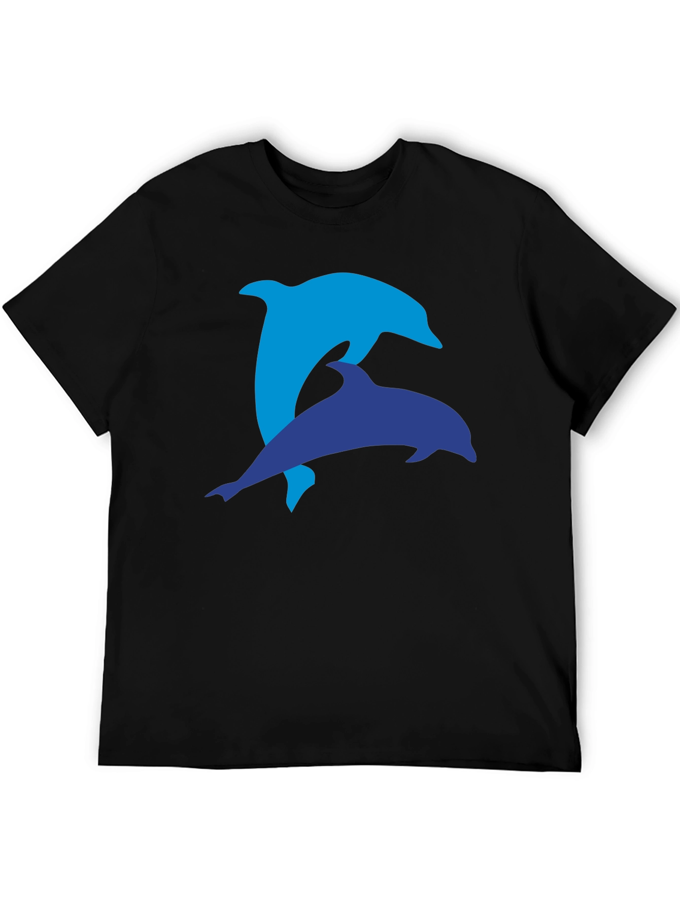 Dolphin Duo Black T-Shirt