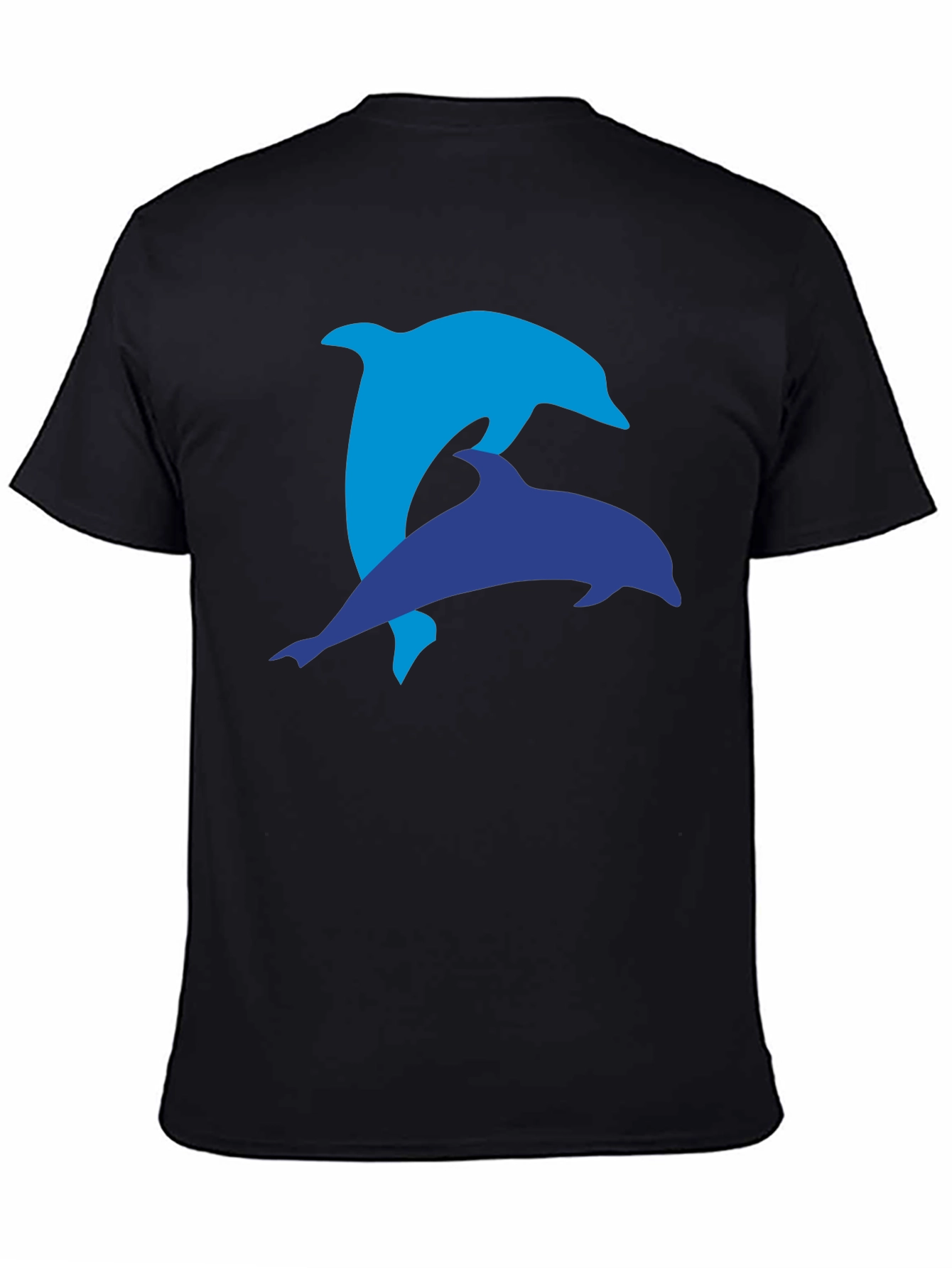 Dolphin Duo Black T-Shirt