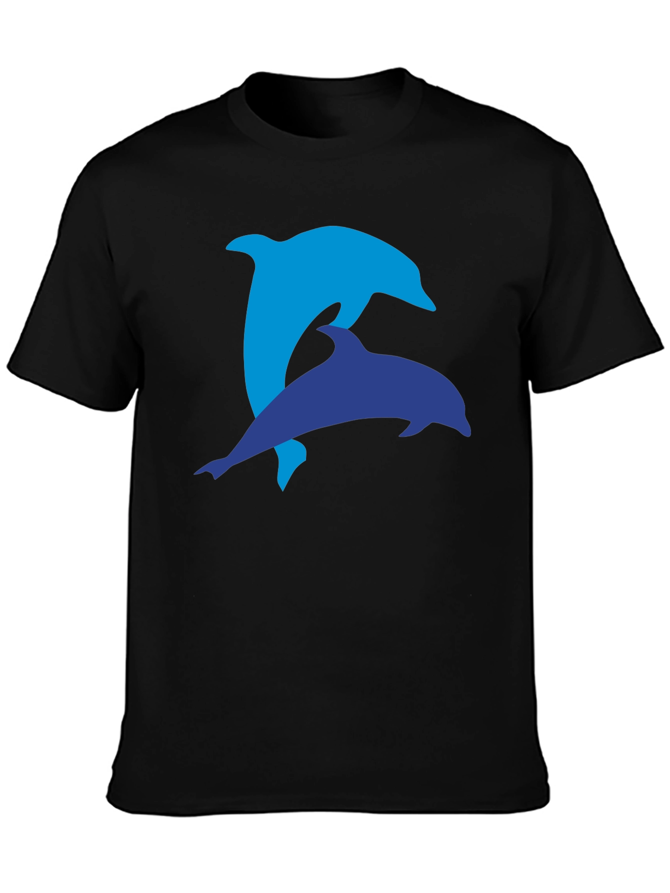 Dolphin Duo Black T-Shirt