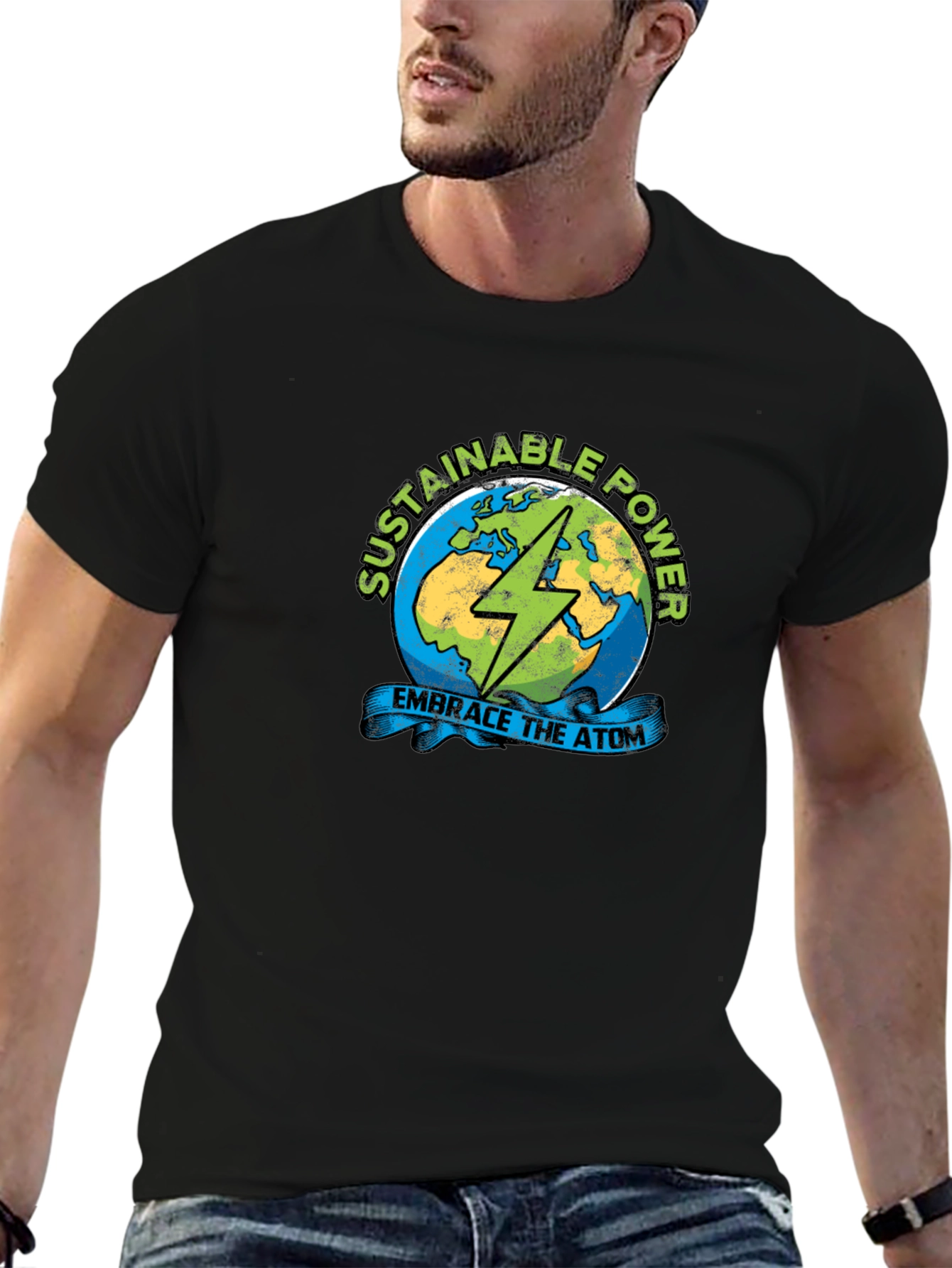 Sustainable Power T-Shirt - Embrace the Atom!