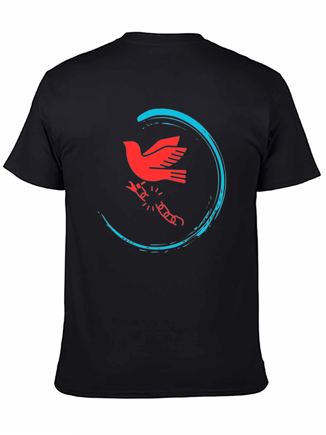 Freedom Dove Graphic Tee - Black