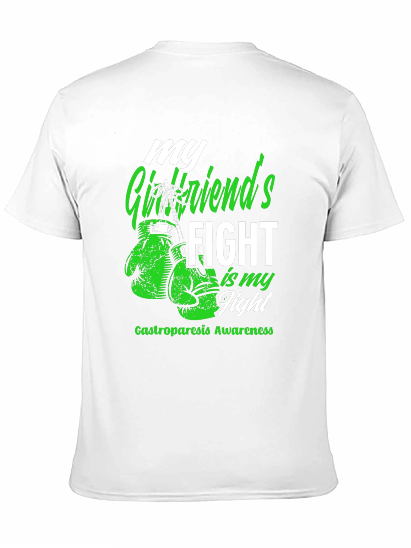 Gastroparesis Awareness T-Shirt My Girlfriends Fight