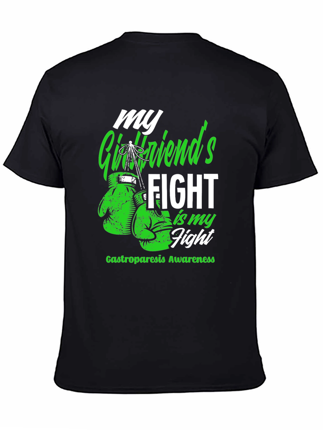 Gastroparesis Awareness T-Shirt My Girlfriends Fight