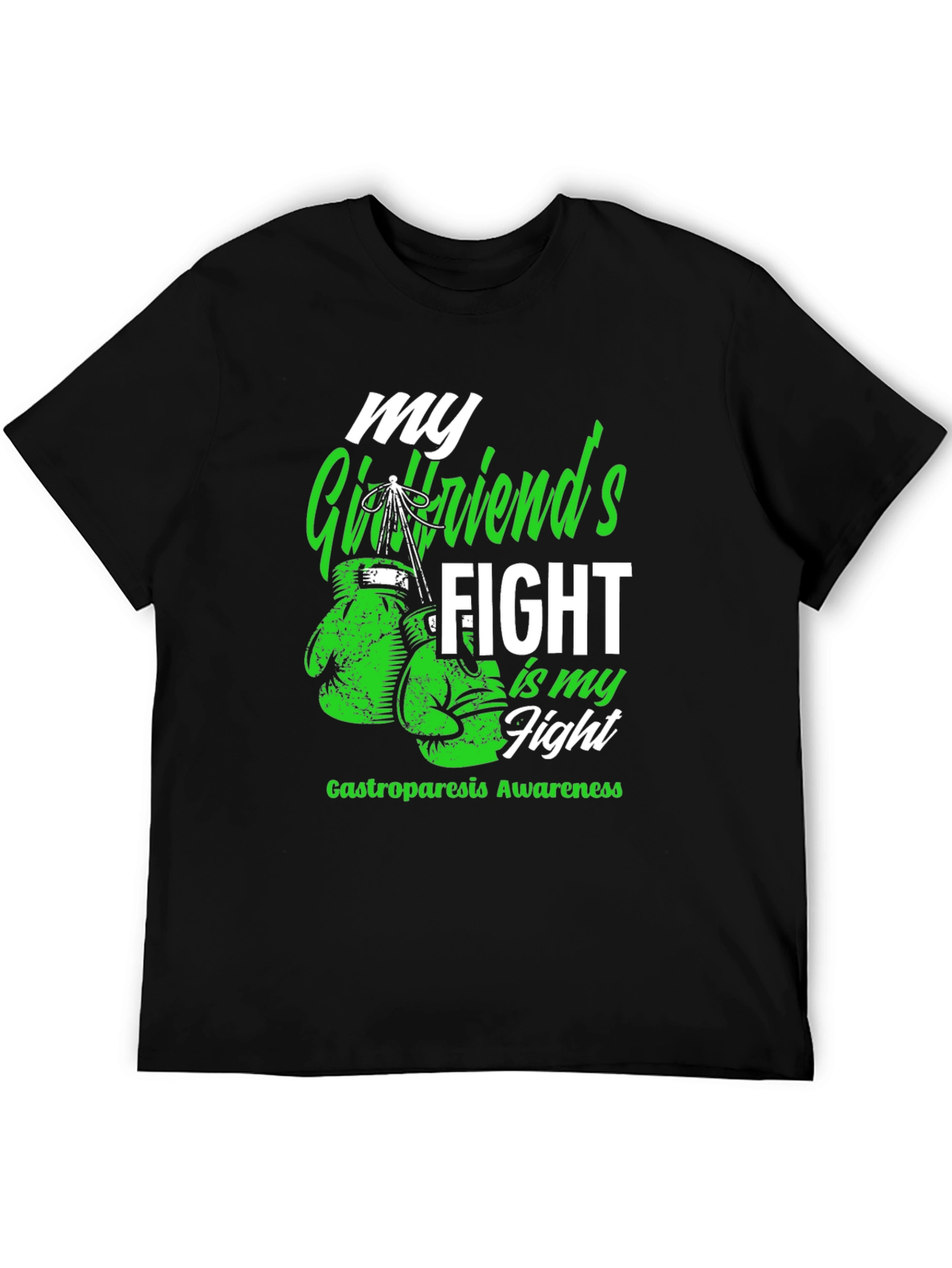 Gastroparesis Awareness T-Shirt My Girlfriends Fight