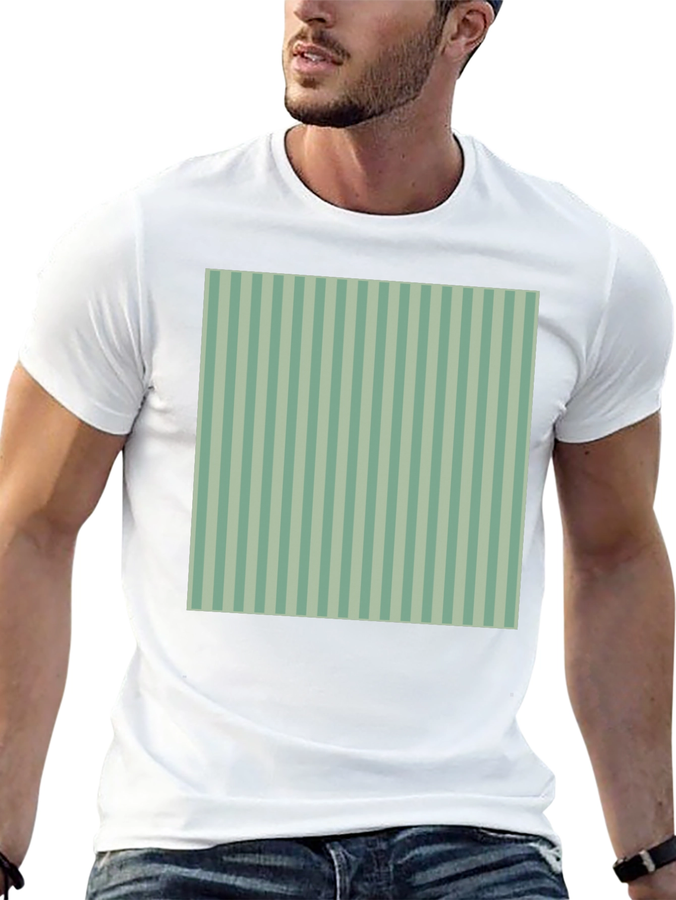 Striped Pattern Tee - Cool Casual Style