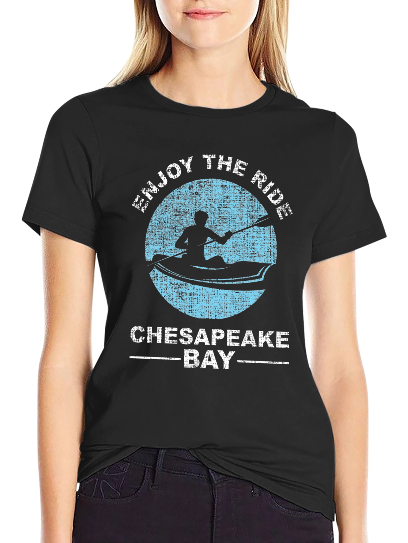 Chesapeake Bay Kayak T-Shirt - Enjoy the Ride
