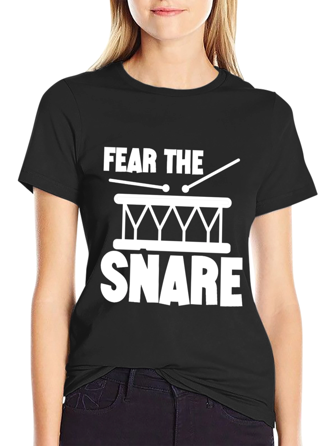 Fear The Snare Drummer T-Shirt - Musician Tee