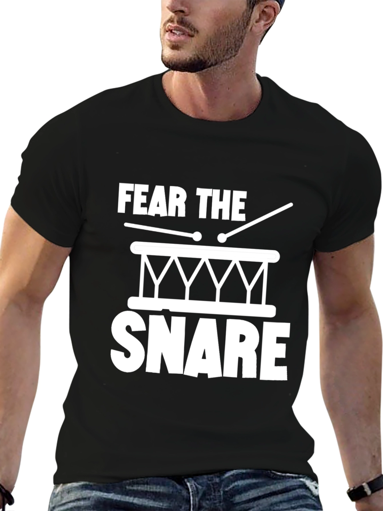 Fear The Snare Drummer T-Shirt - Musician Tee