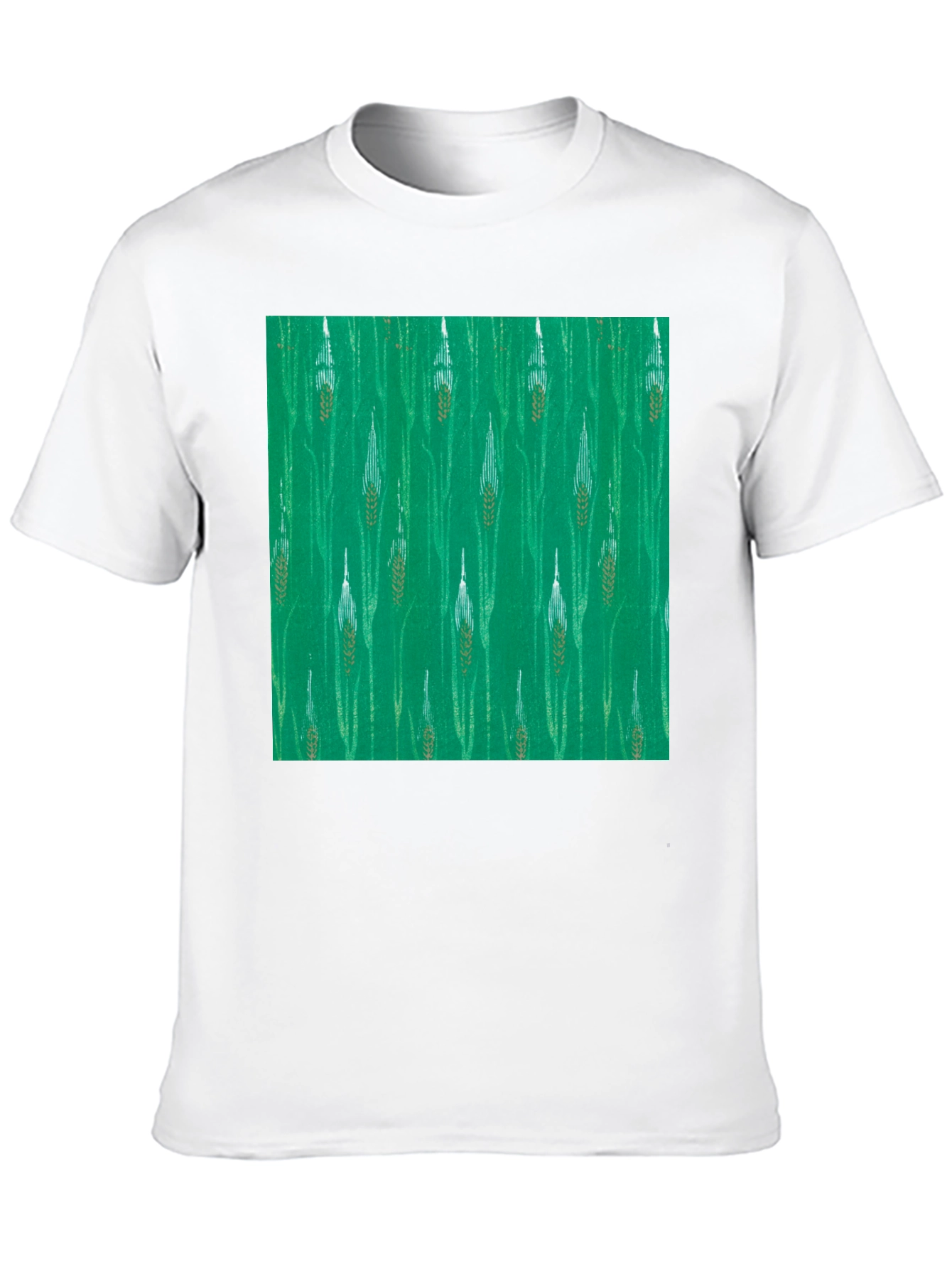 Wheat Print Tee - Nature Inspired Style