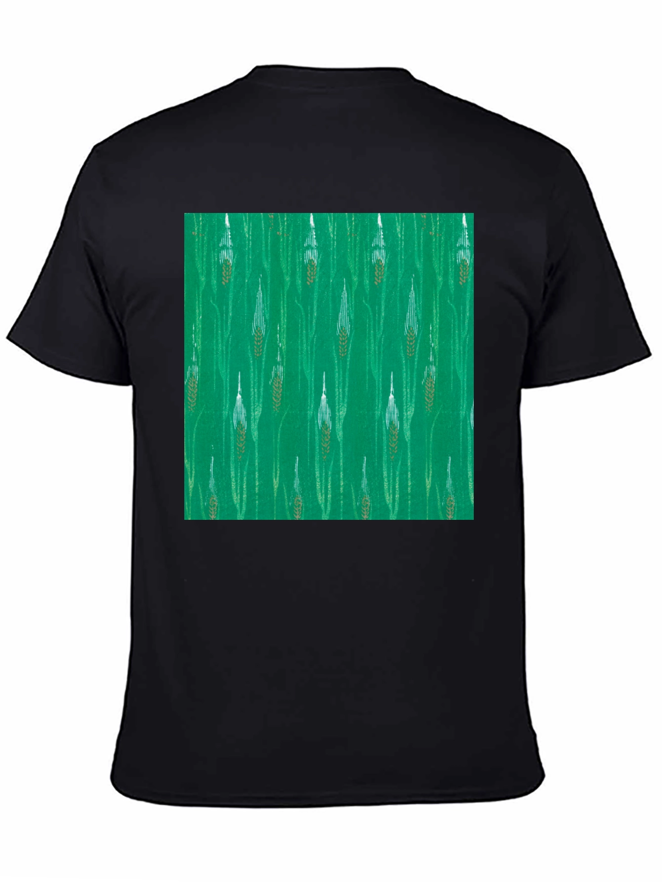 Wheat Print Tee - Nature Inspired Style