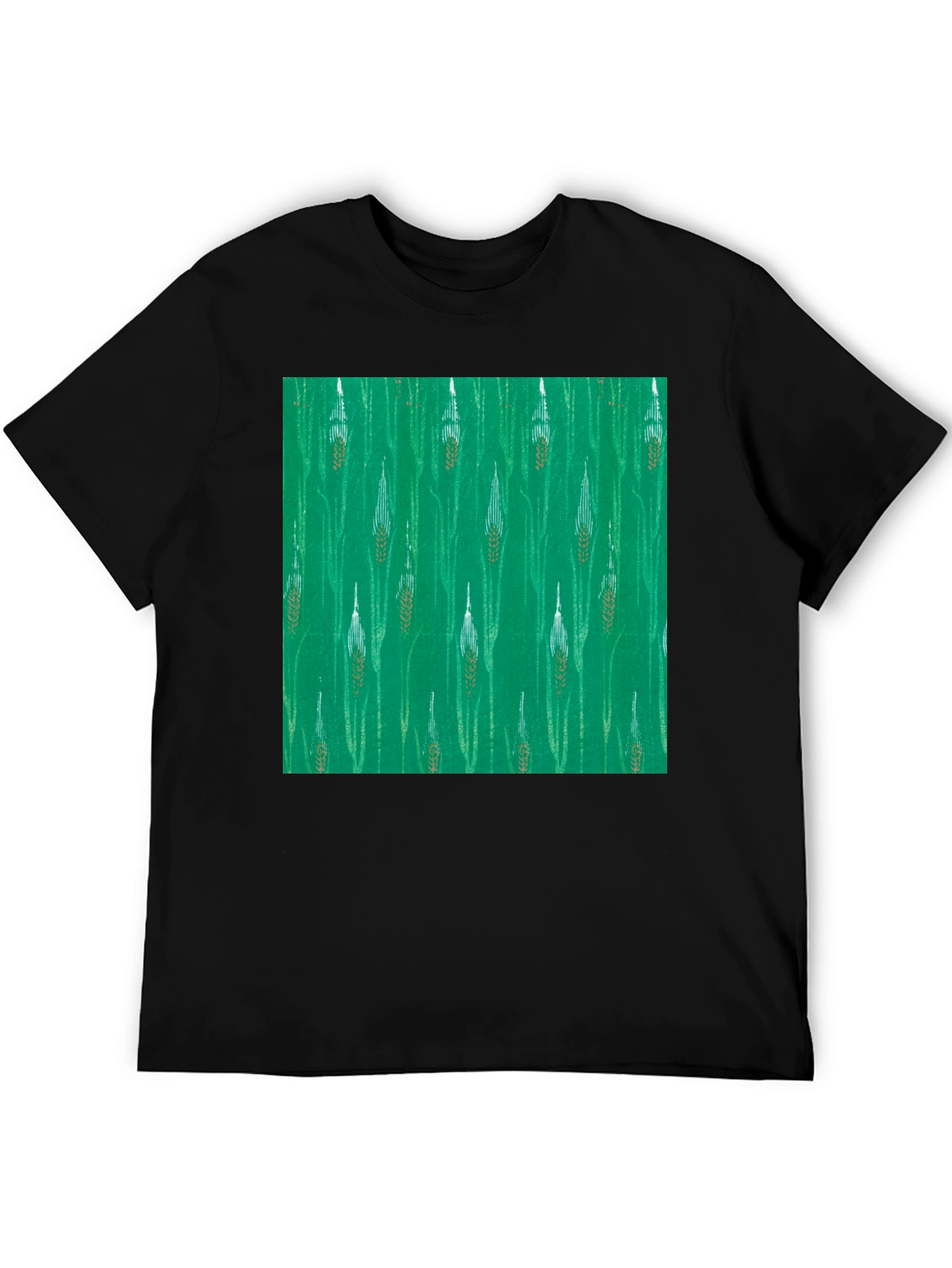 Wheat Print Tee - Nature Inspired Style