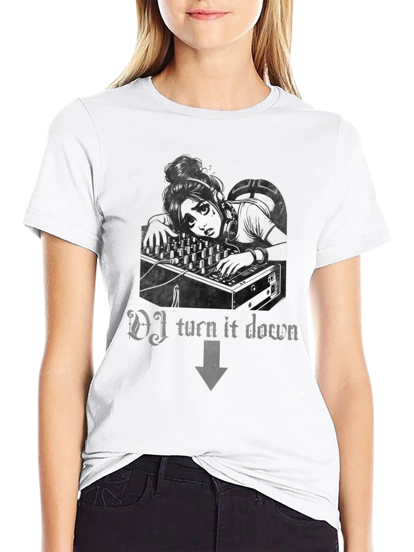DJ Turn It Down Graphic Tee