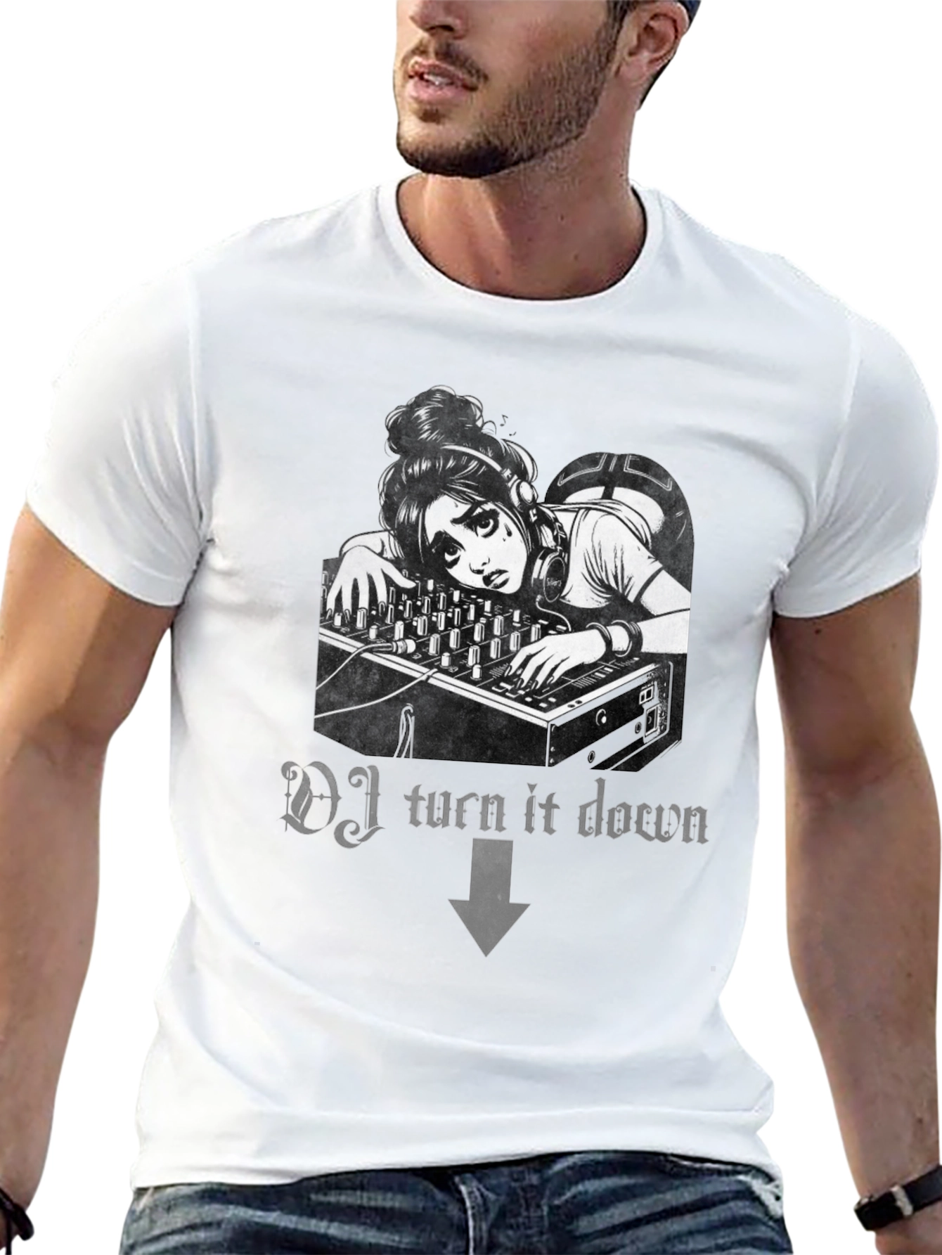 DJ Turn It Down Graphic Tee
