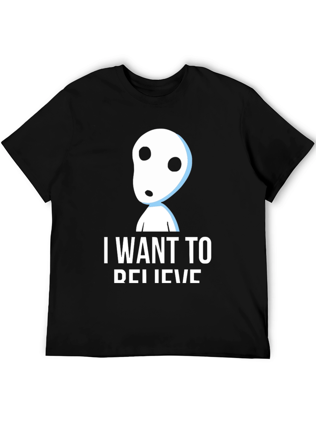 I Want To Believe Alien T-Shirt Black