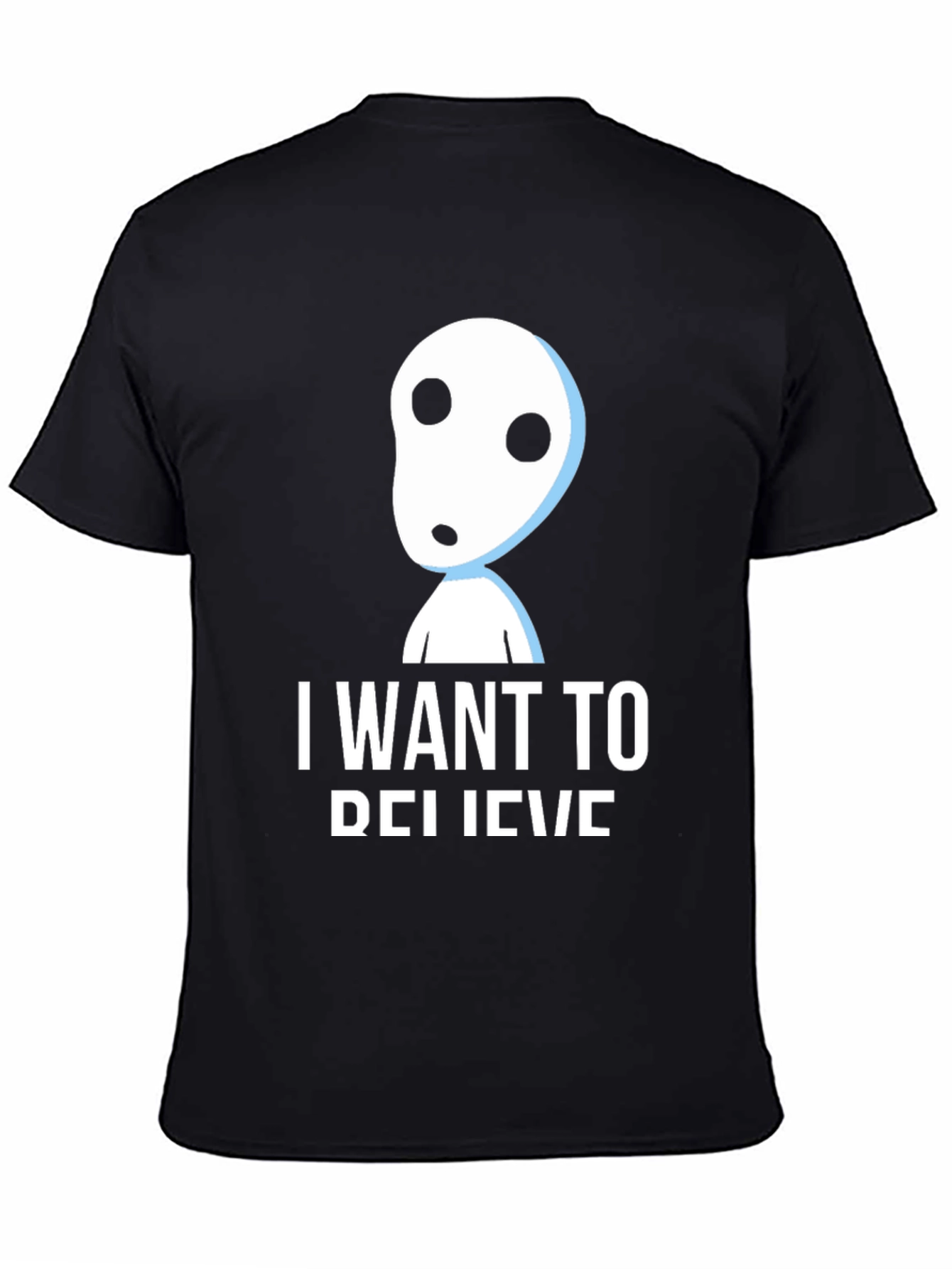 I Want To Believe Alien T-Shirt Black