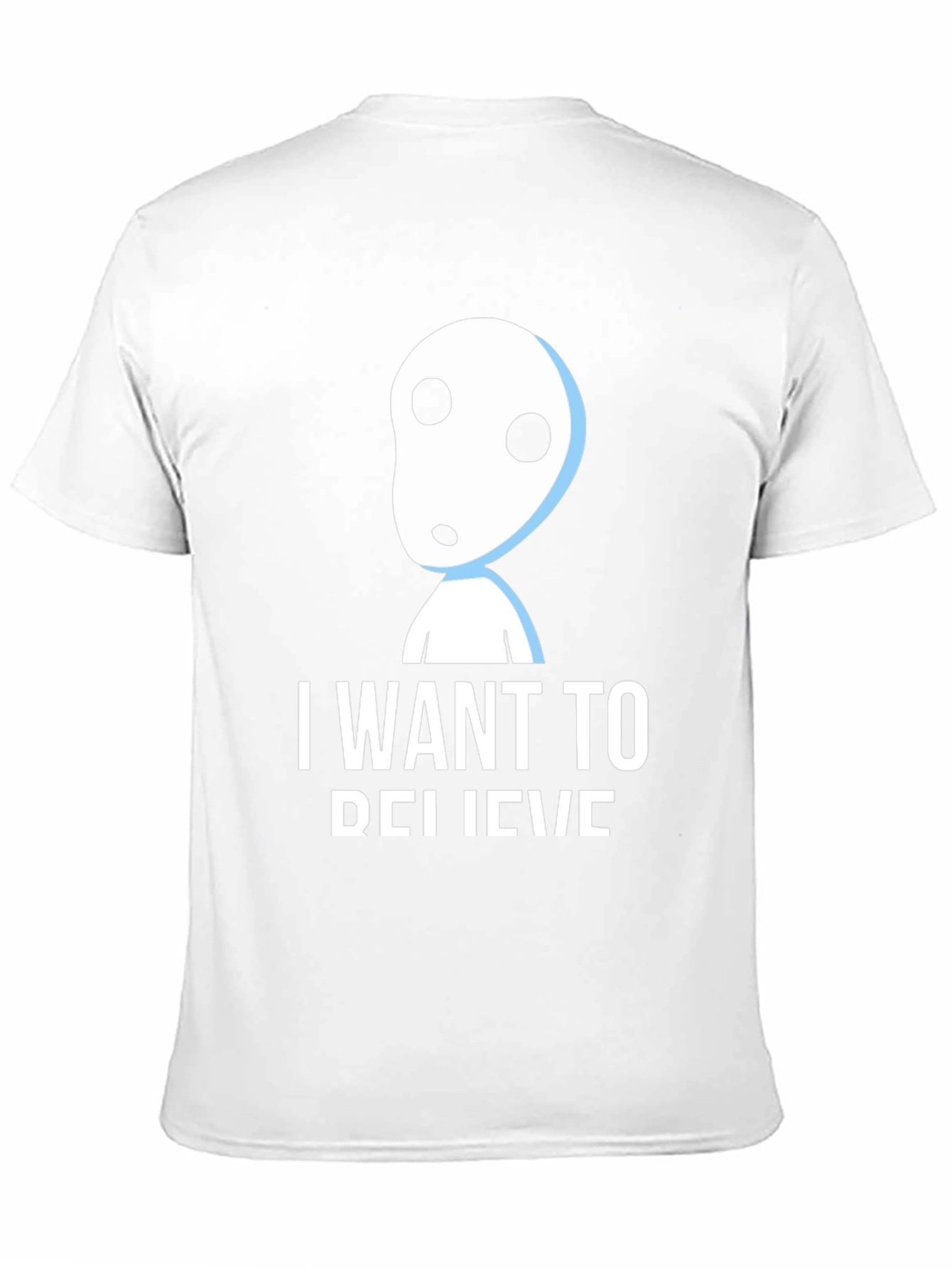 I Want To Believe Alien T-Shirt Black