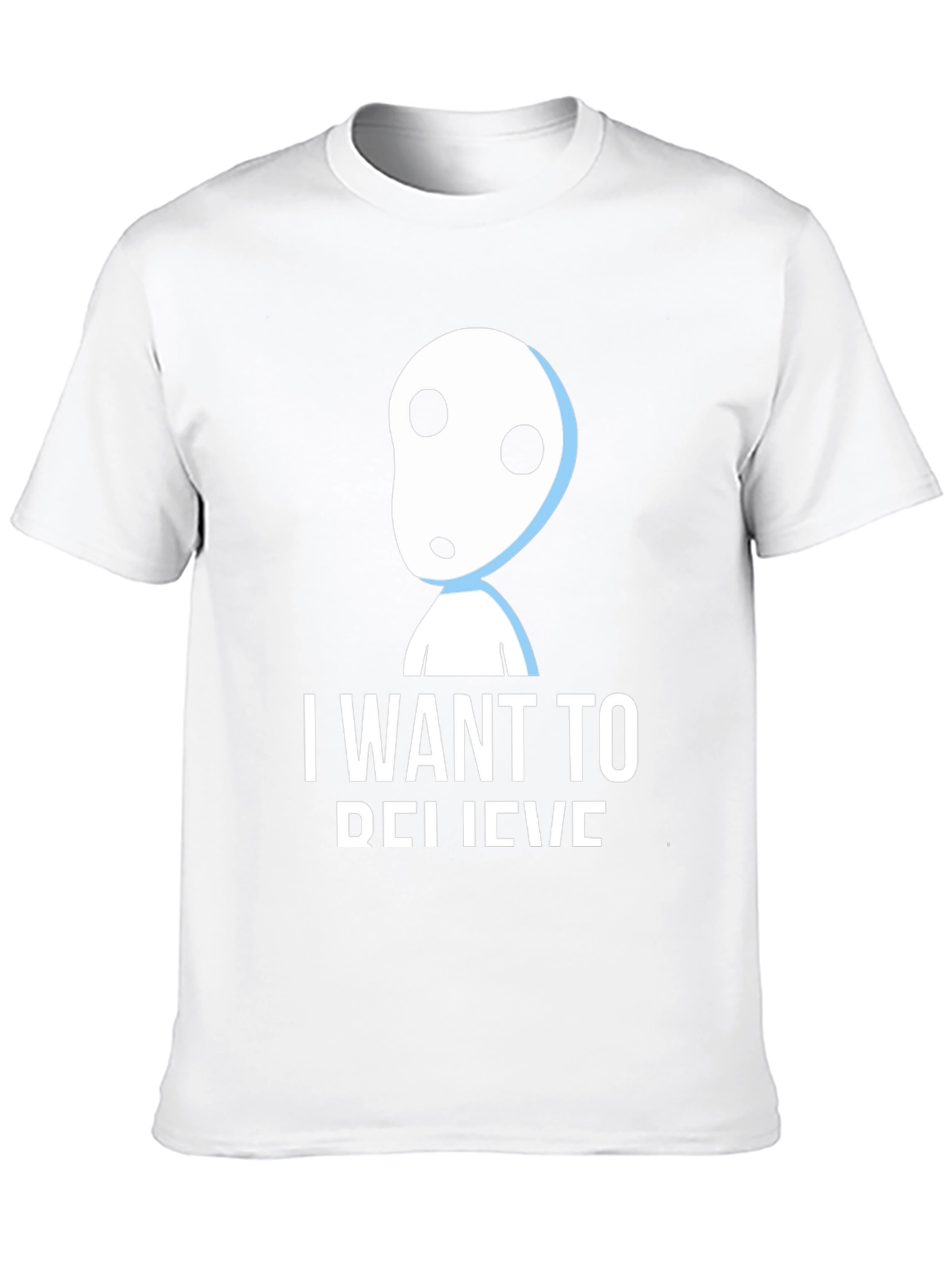 I Want To Believe Alien T-Shirt Black