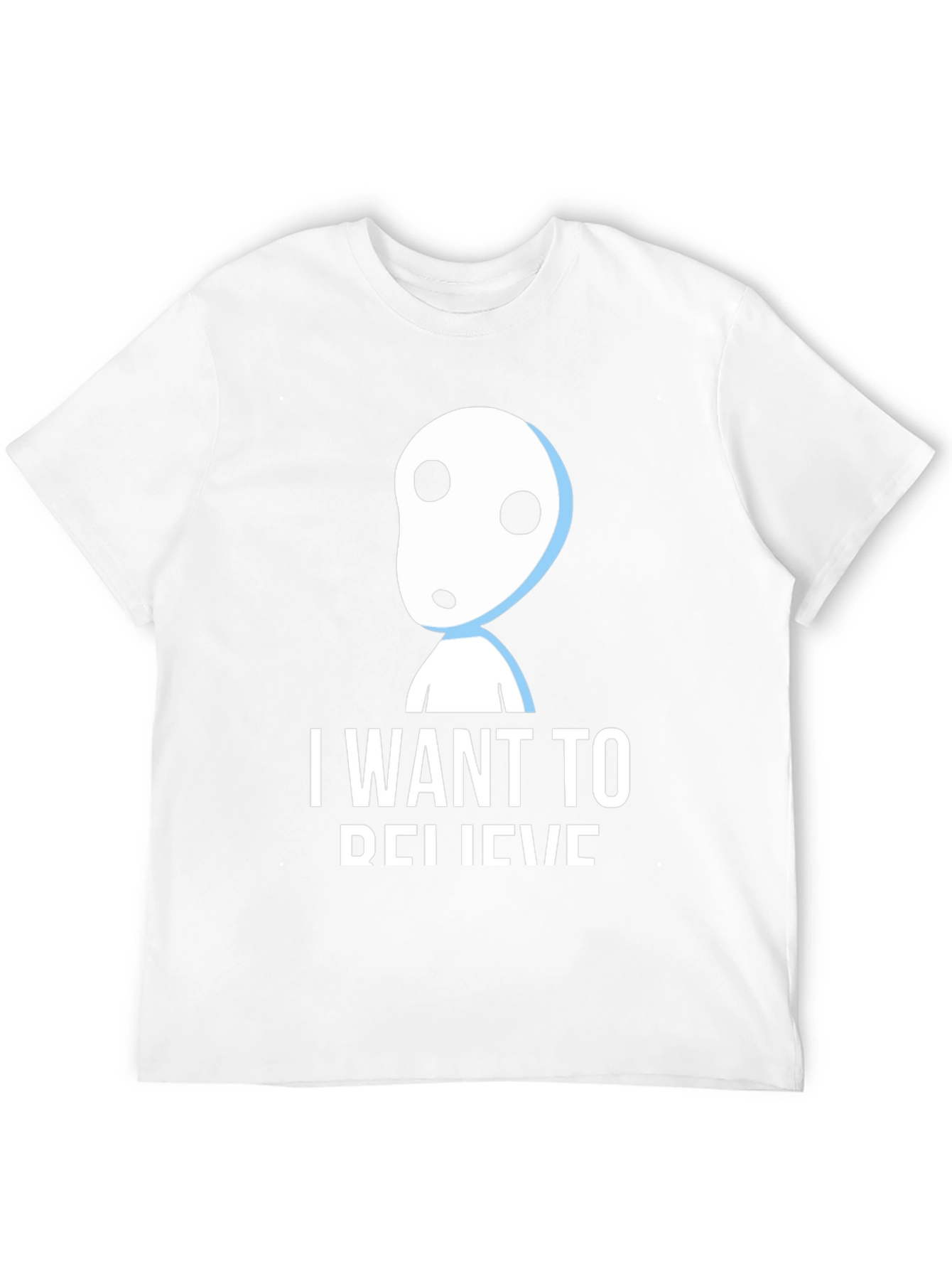 I Want To Believe Alien T-Shirt Black