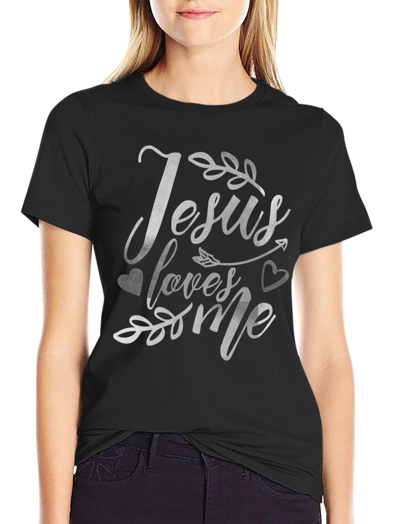 Jesus Loves Me Graphic Tee - Christian T-Shirt