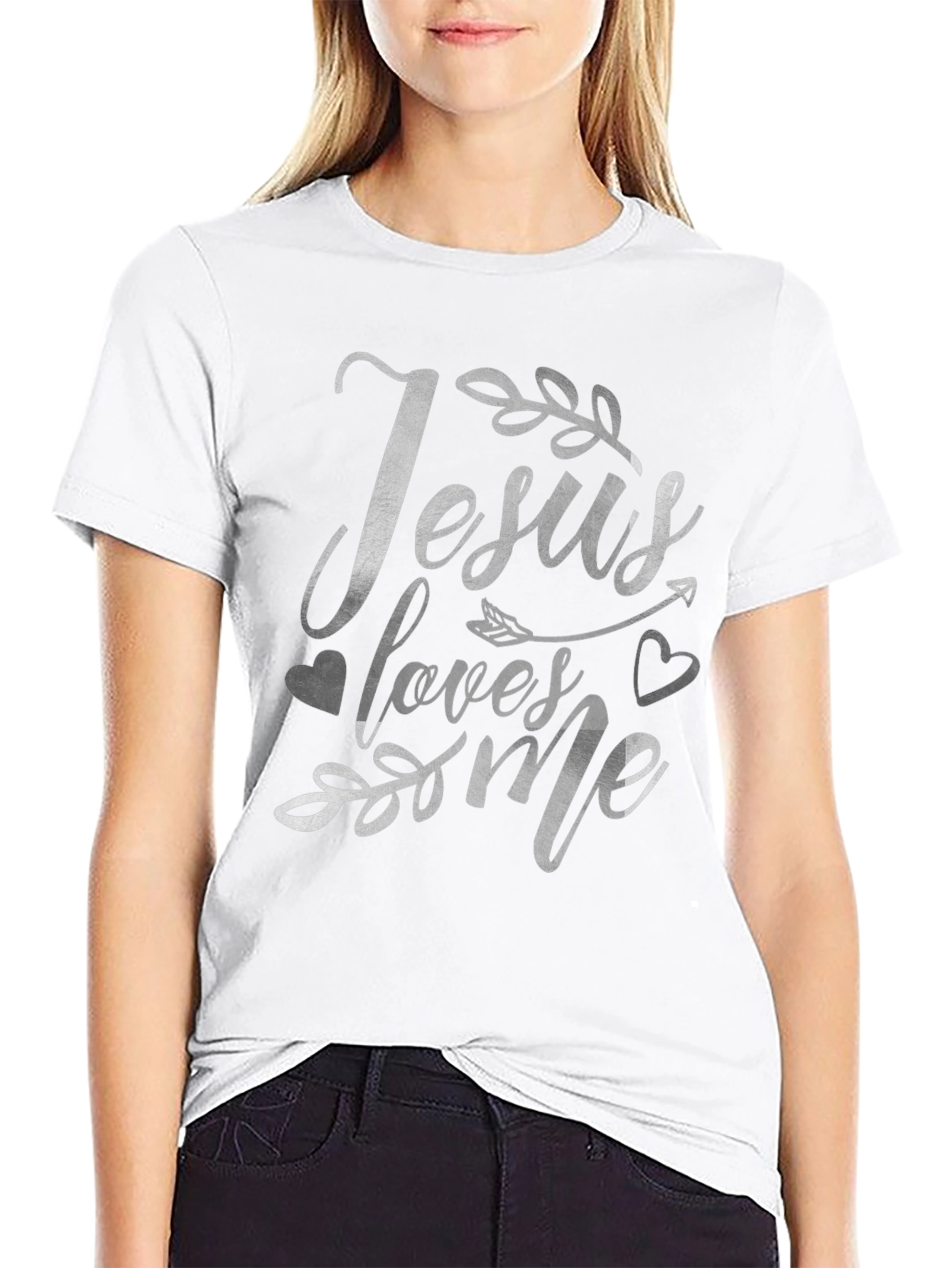 Jesus Loves Me Graphic Tee - Christian T-Shirt