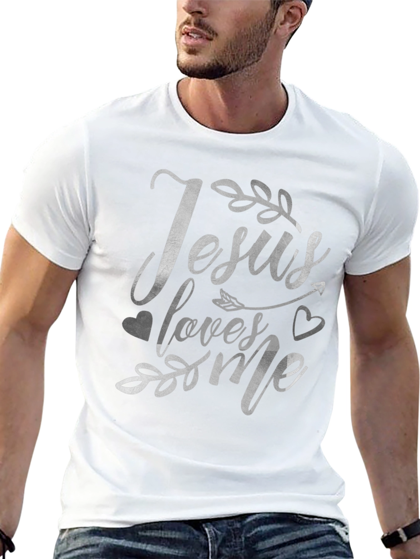 Jesus Loves Me Graphic Tee - Christian T-Shirt
