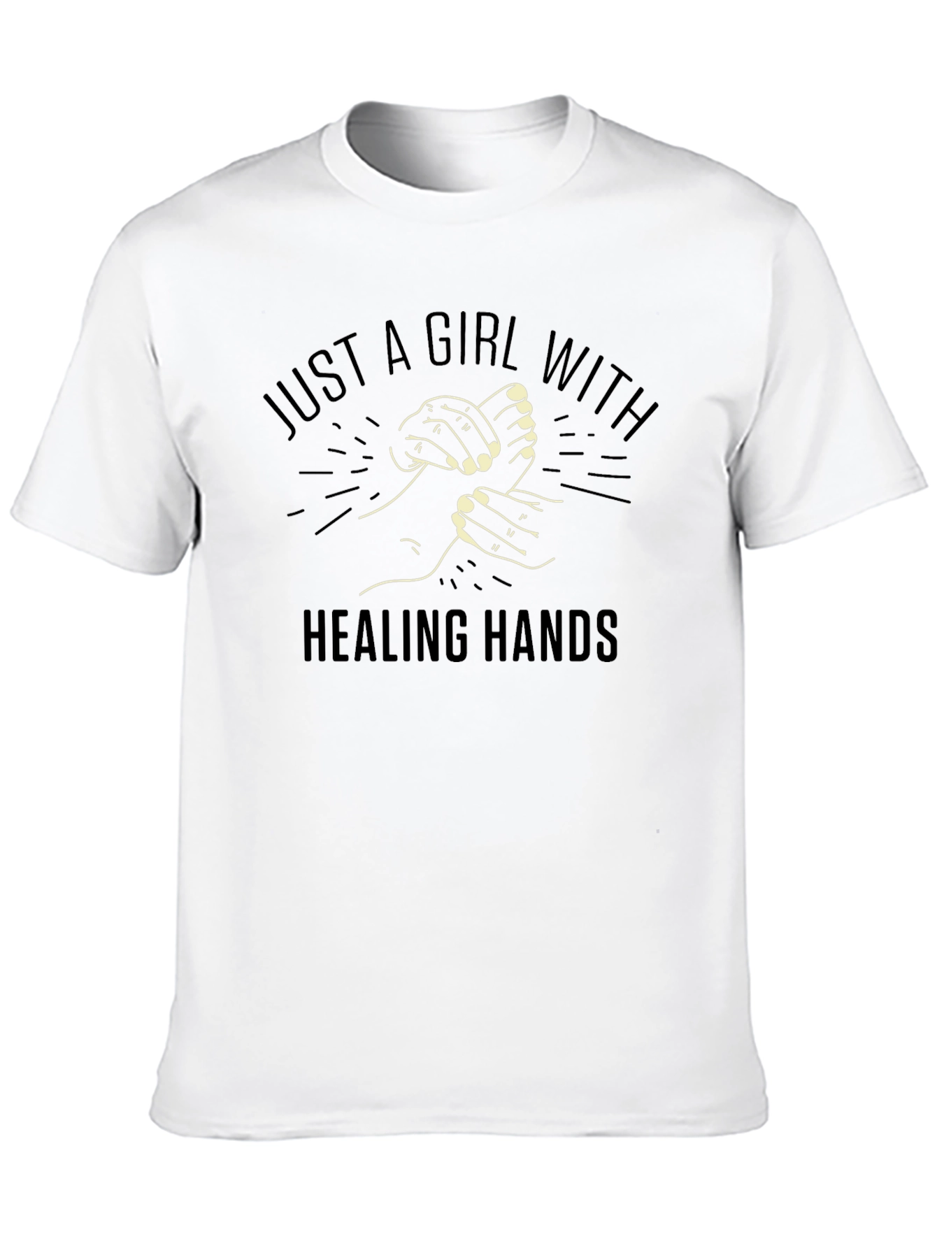 Healing Hands Graphic T-Shirt - Unisex Black Tee