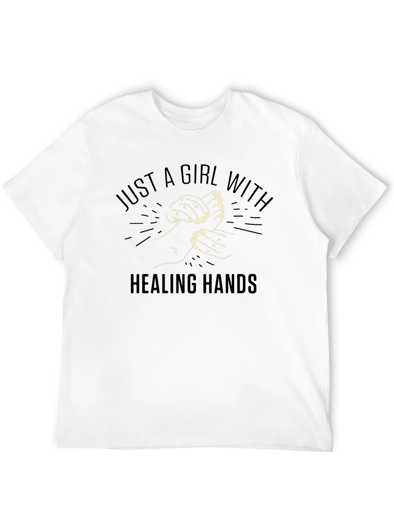 Healing Hands Graphic T-Shirt - Unisex Black Tee