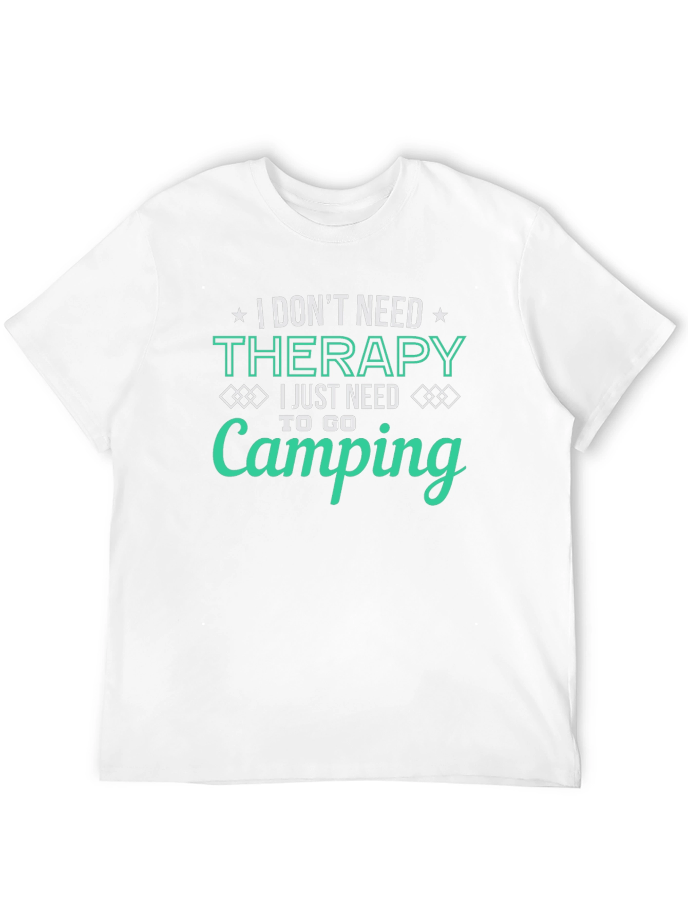 Camping Therapy T-Shirt - Funny Outdoor Adventure Tee