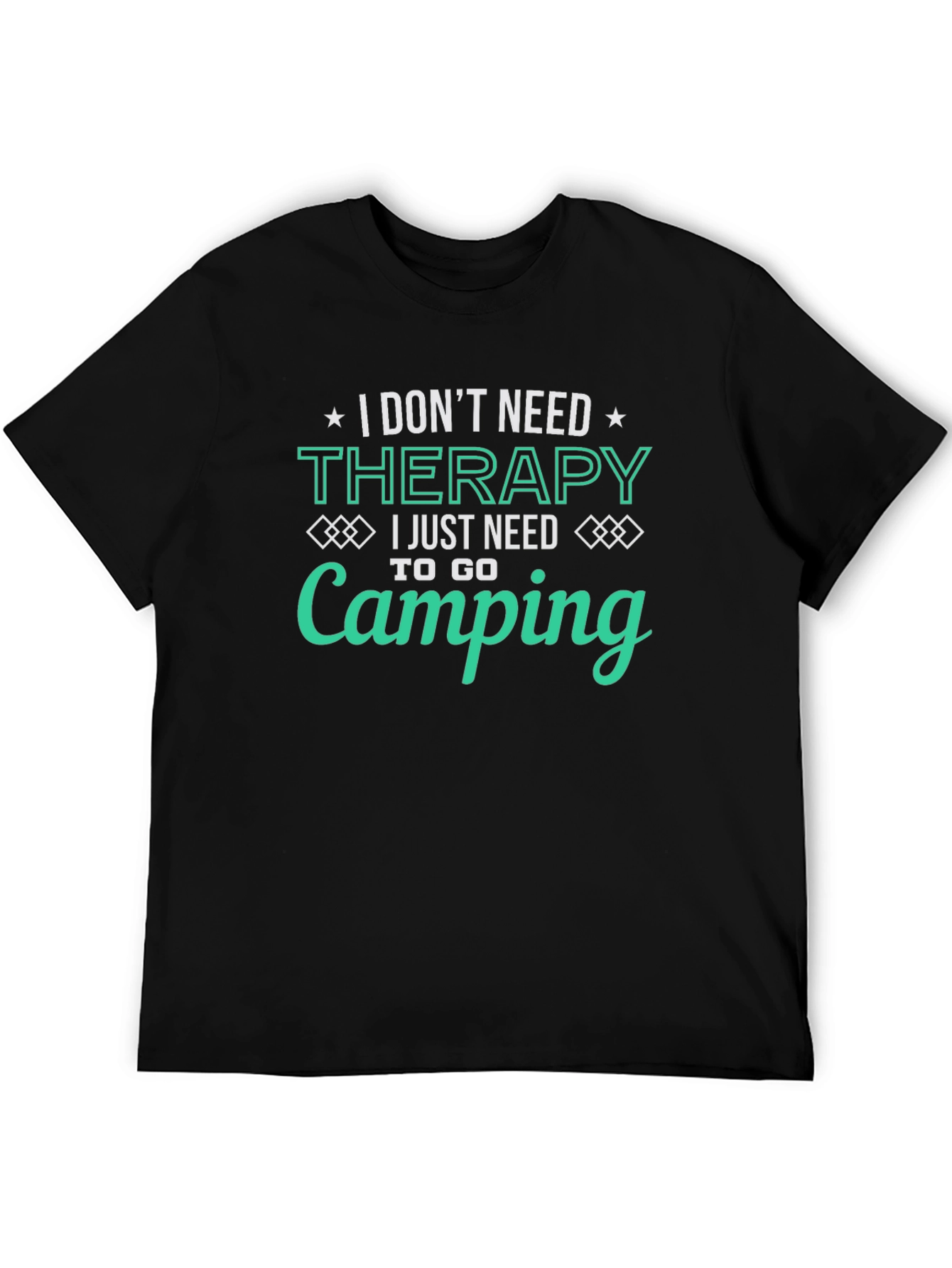 Camping Therapy T-Shirt - Funny Outdoor Adventure Tee