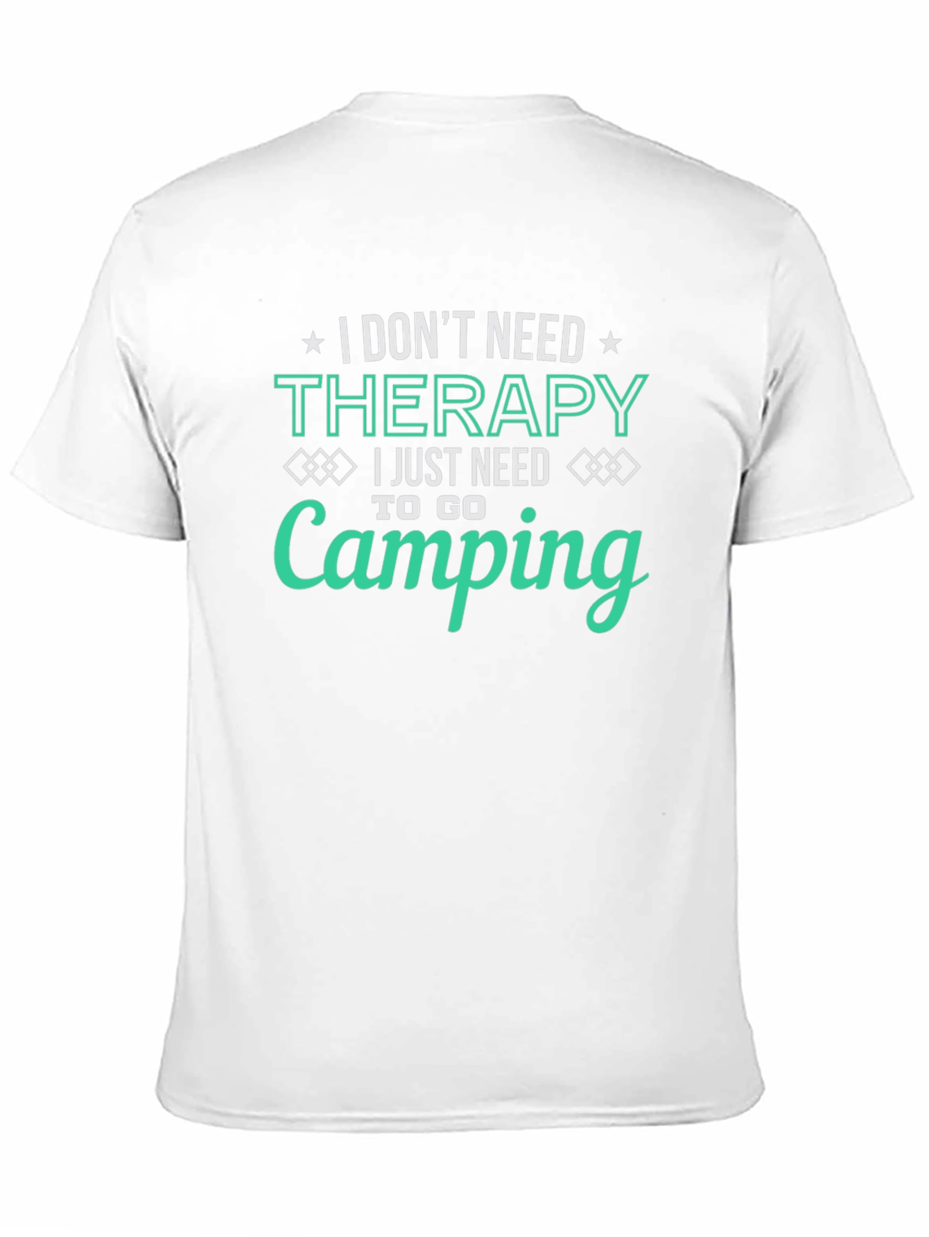 Camping Therapy T-Shirt - Funny Outdoor Adventure Tee