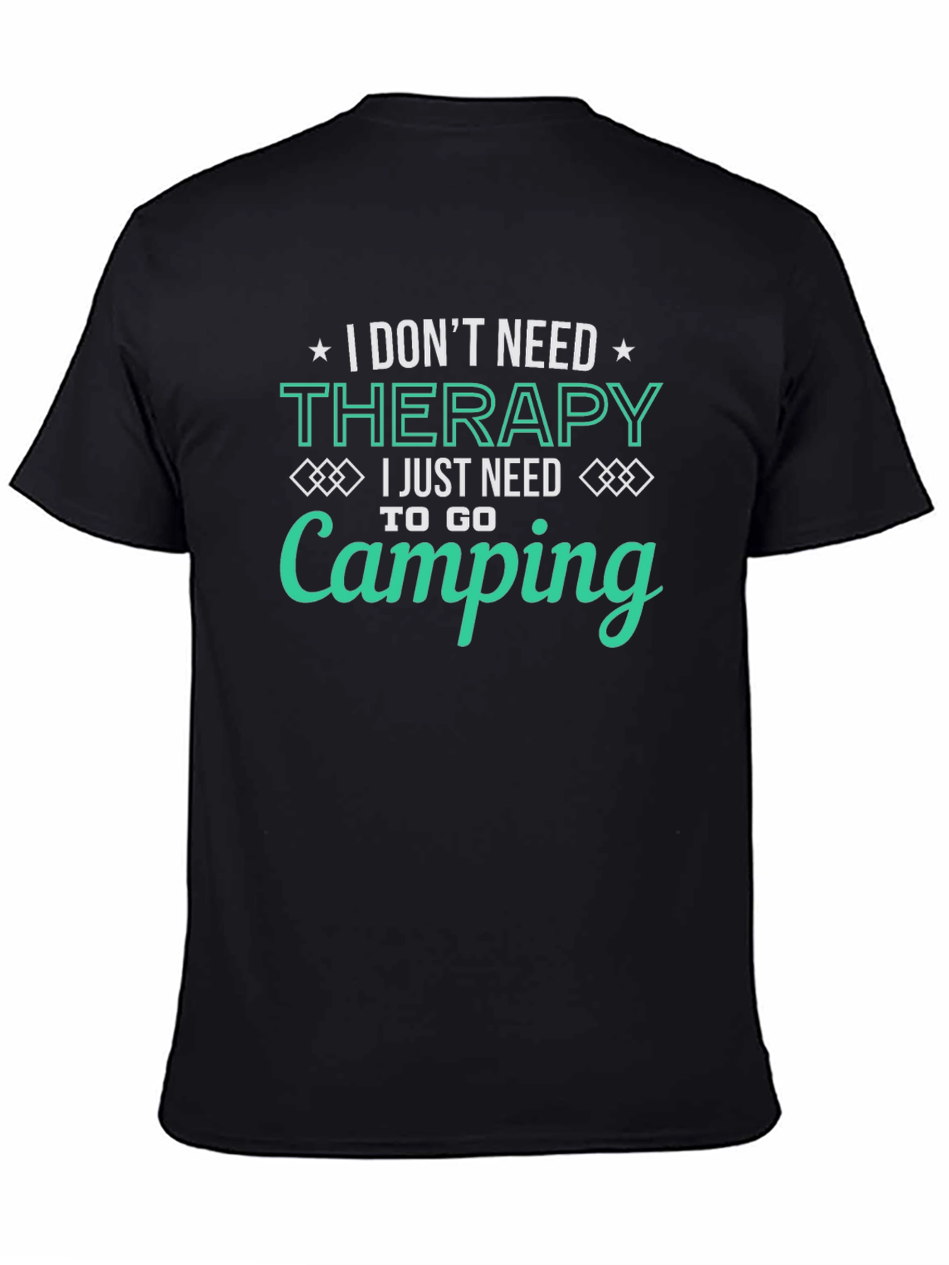 Camping Therapy T-Shirt - Funny Outdoor Adventure Tee