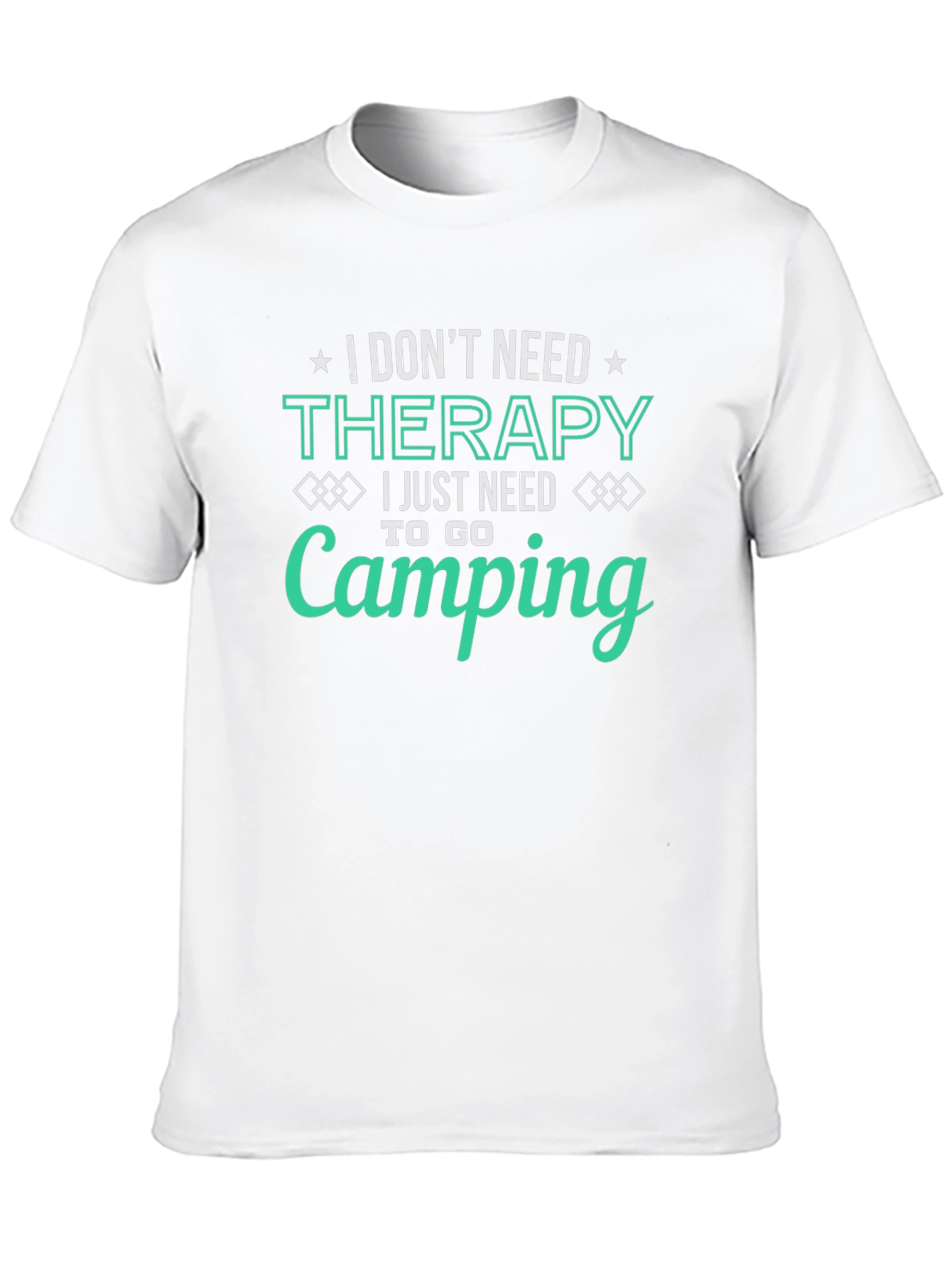 Camping Therapy T-Shirt - Funny Outdoor Adventure Tee