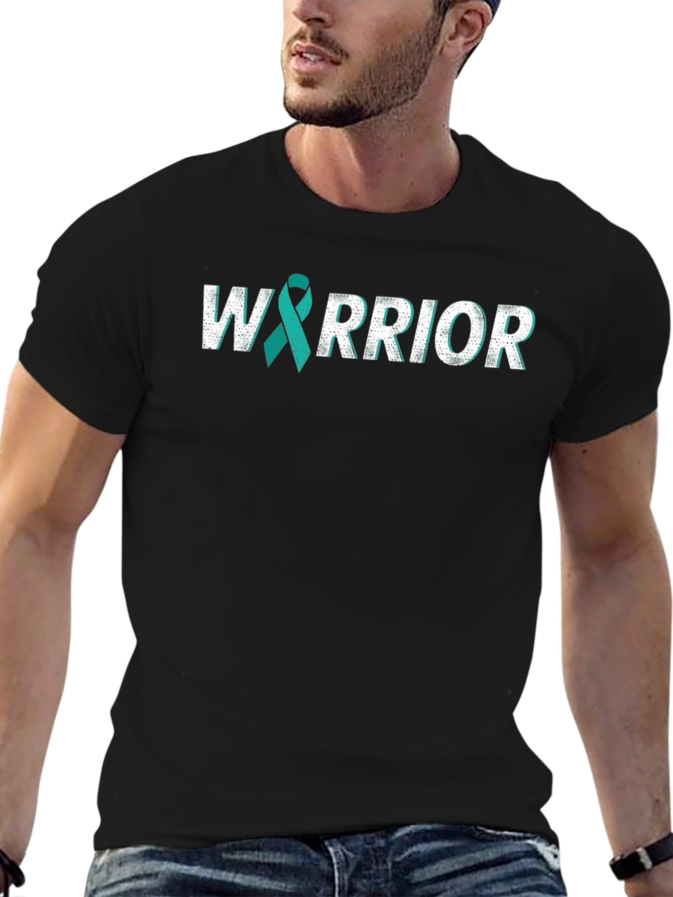 Warrior T-Shirt - Teal Ribbon