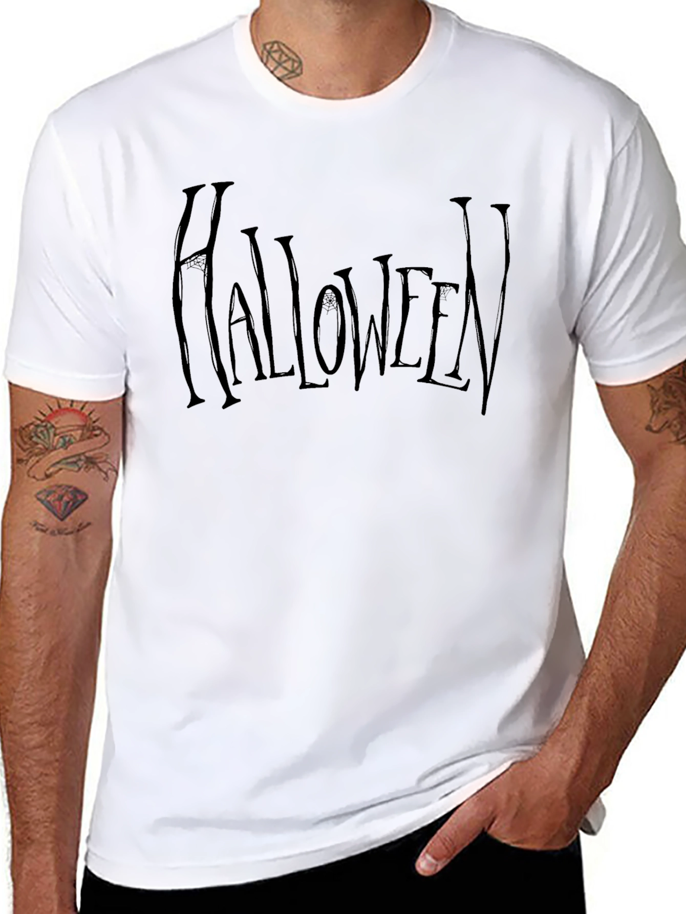 Halloween Graphic Black T-Shirt