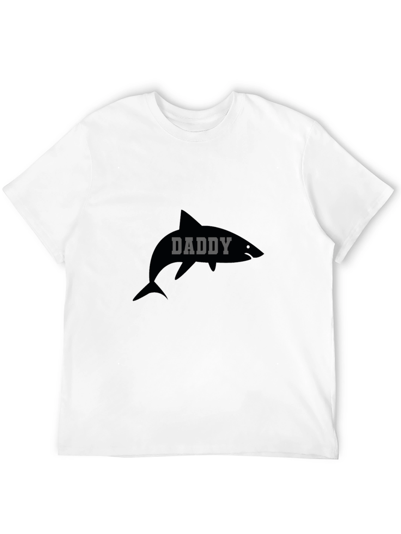 Daddy Shark T-Shirt - Black Graphic Tee