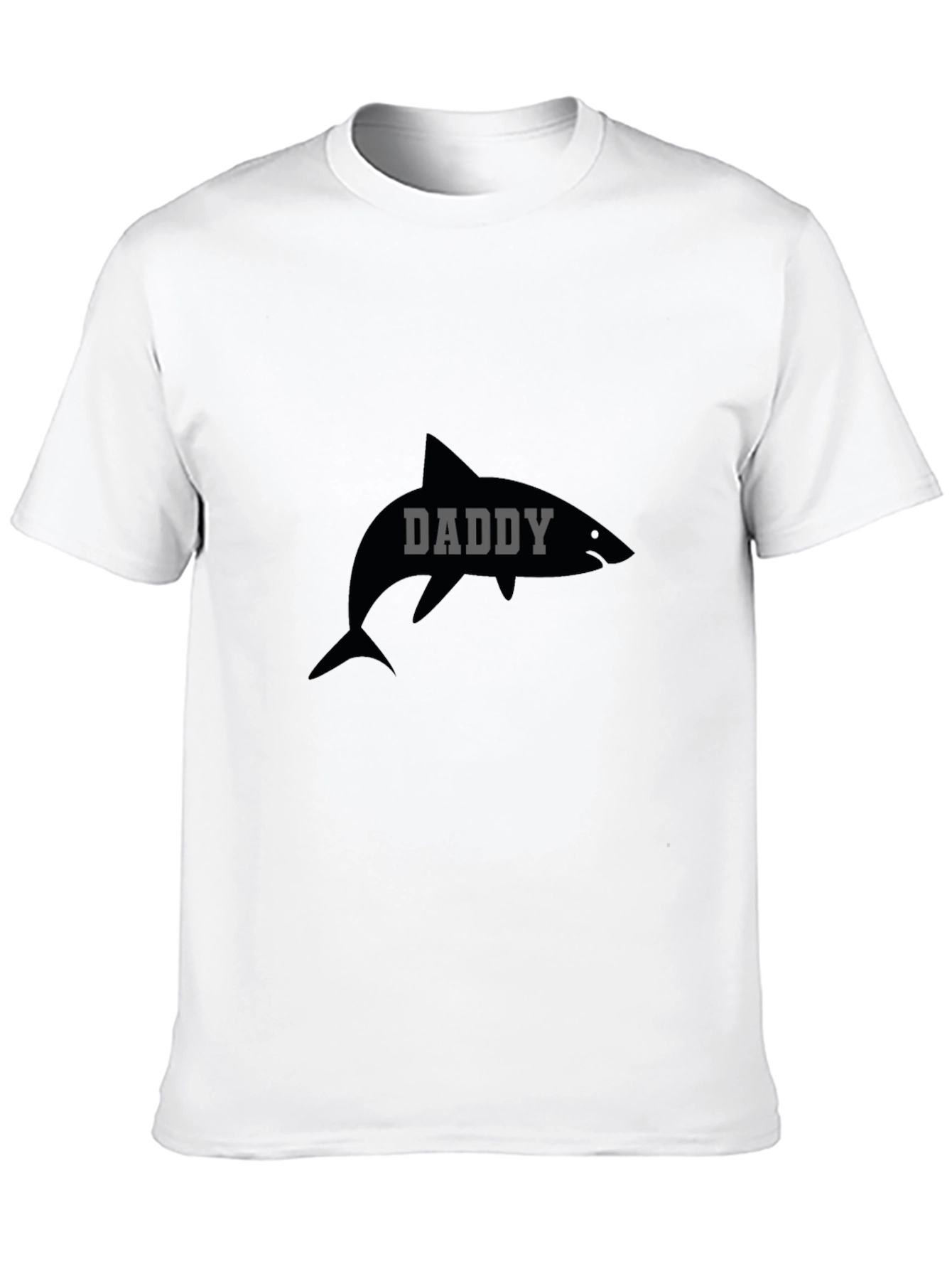 Daddy Shark T-Shirt - Black Graphic Tee