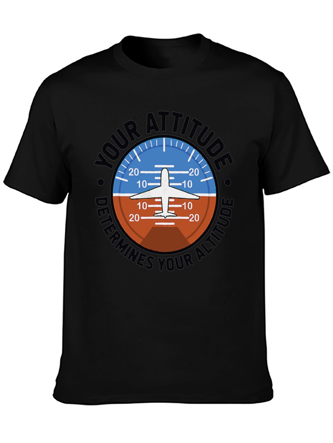 Attitude Determines Altitude Pilot T-Shirt