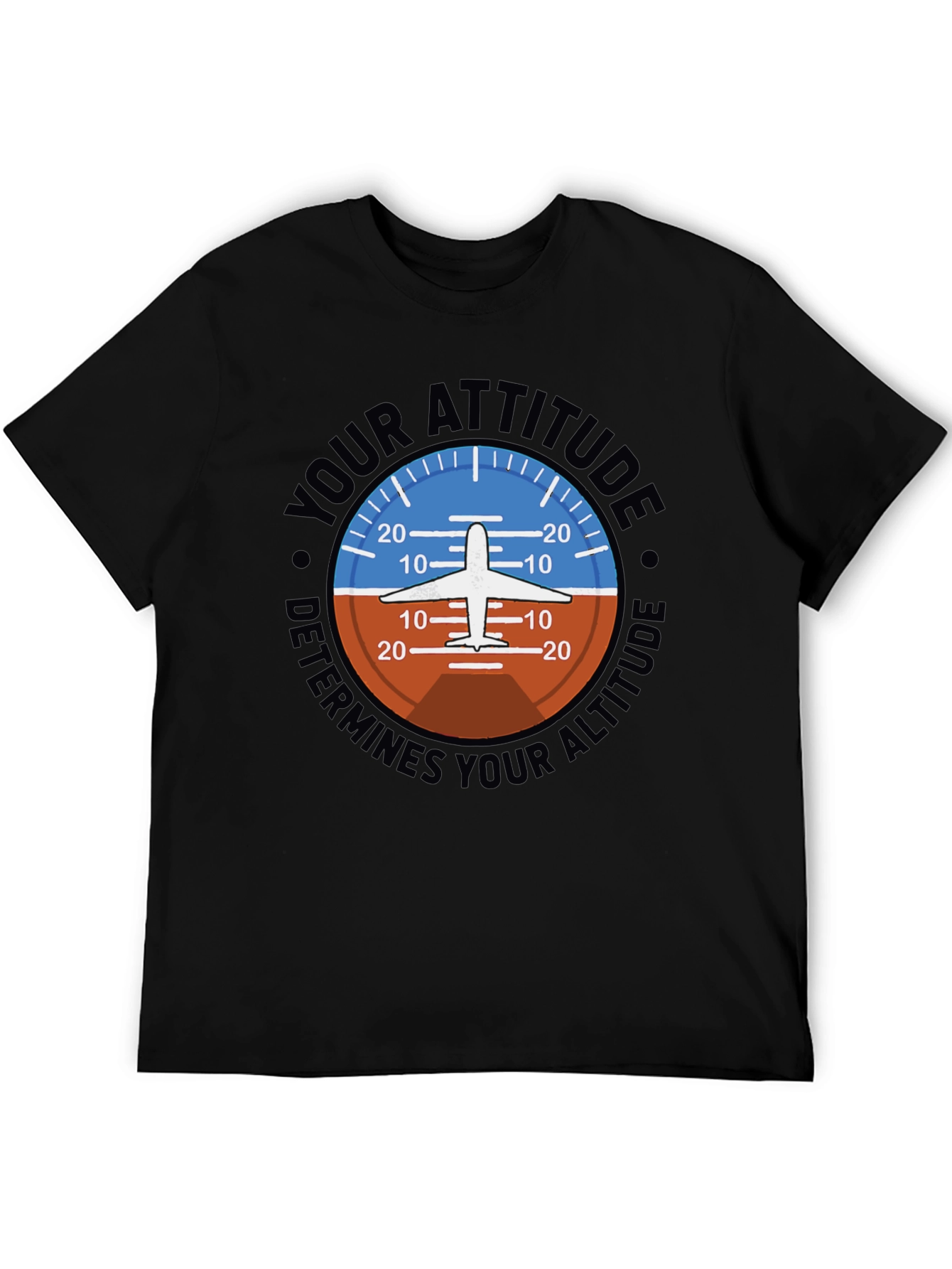 Attitude Determines Altitude Pilot T-Shirt