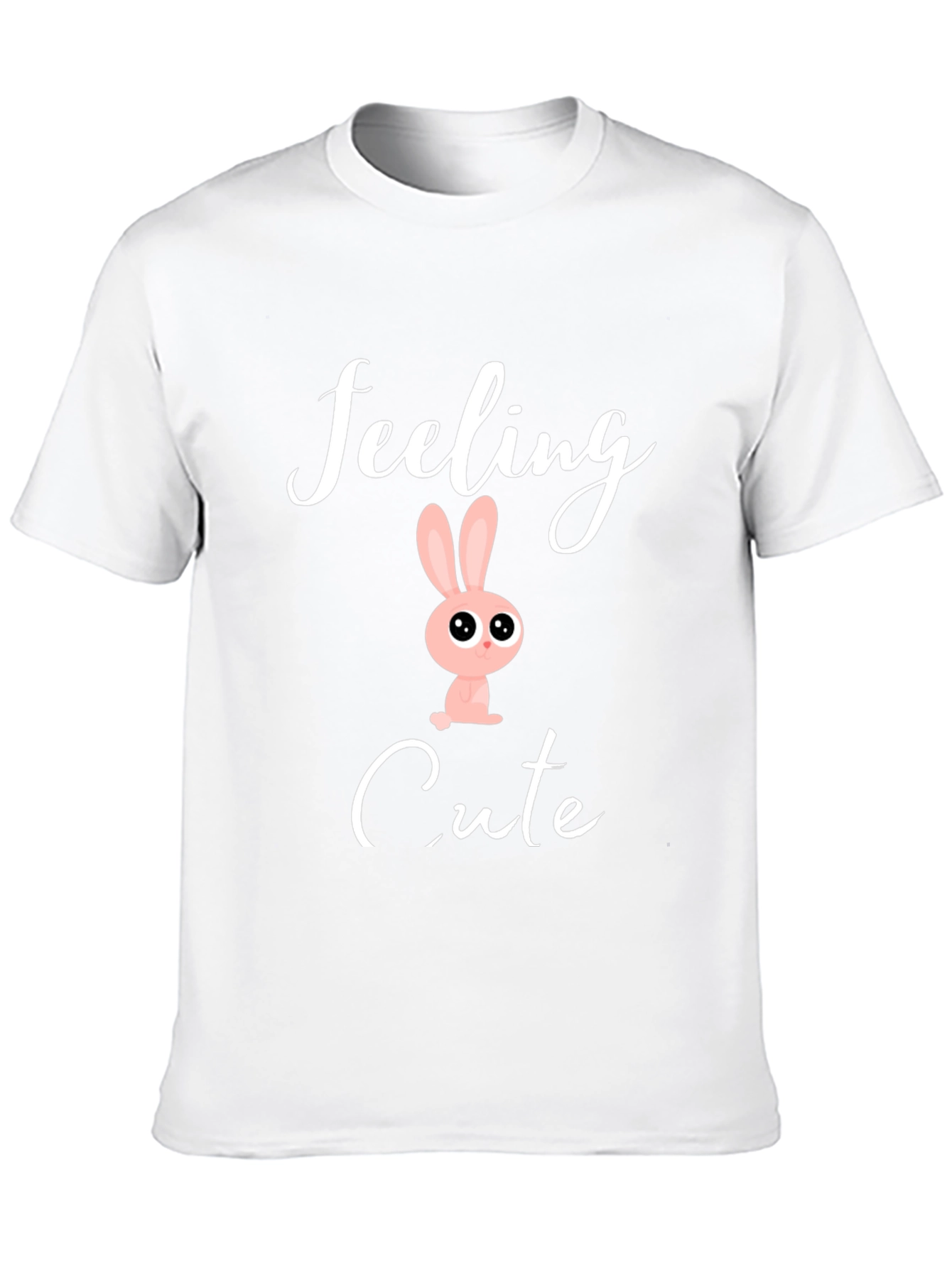 Feeling Cute Bunny T-Shirt - Black